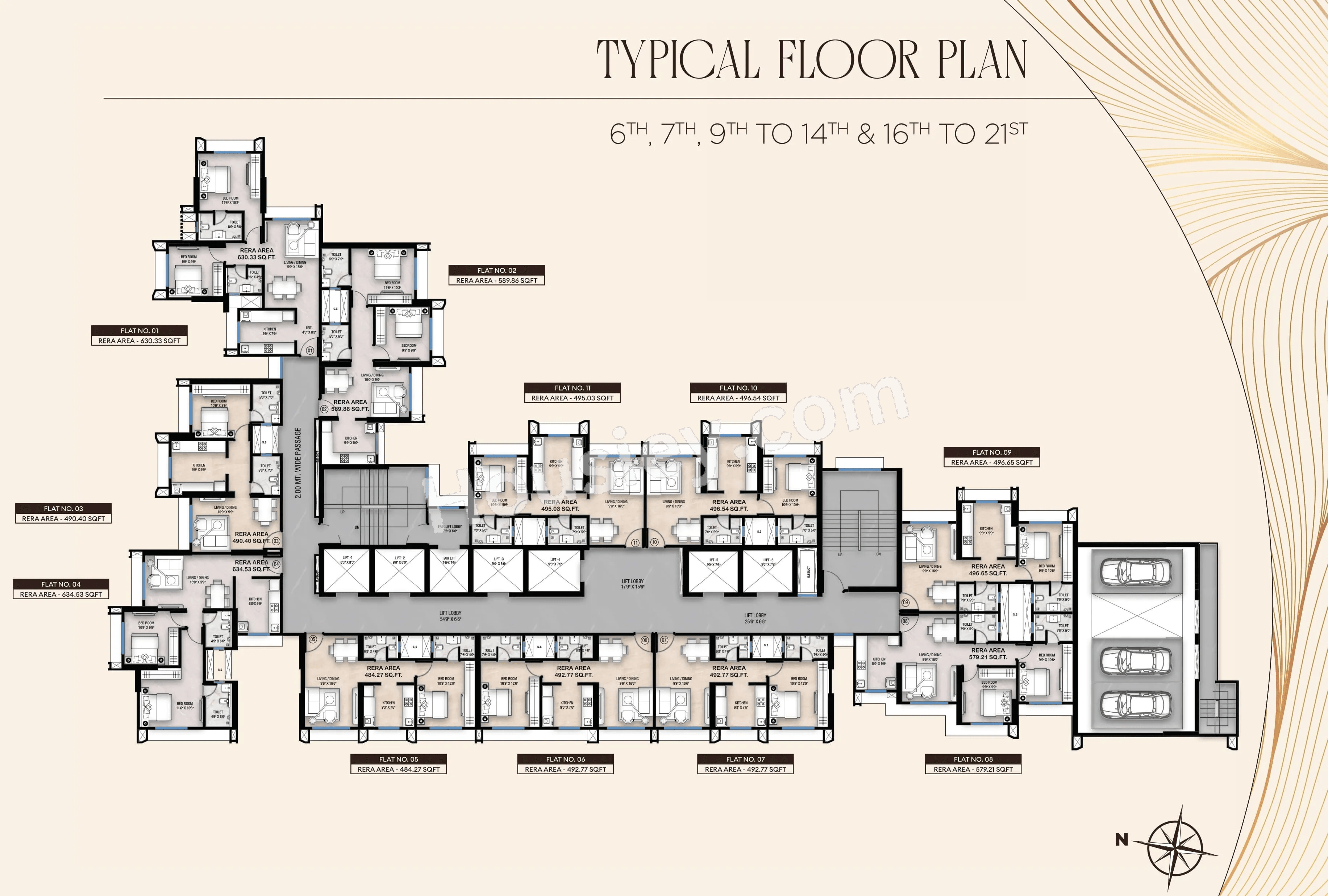 Chandiwala Pearl Icon Floor plan 2