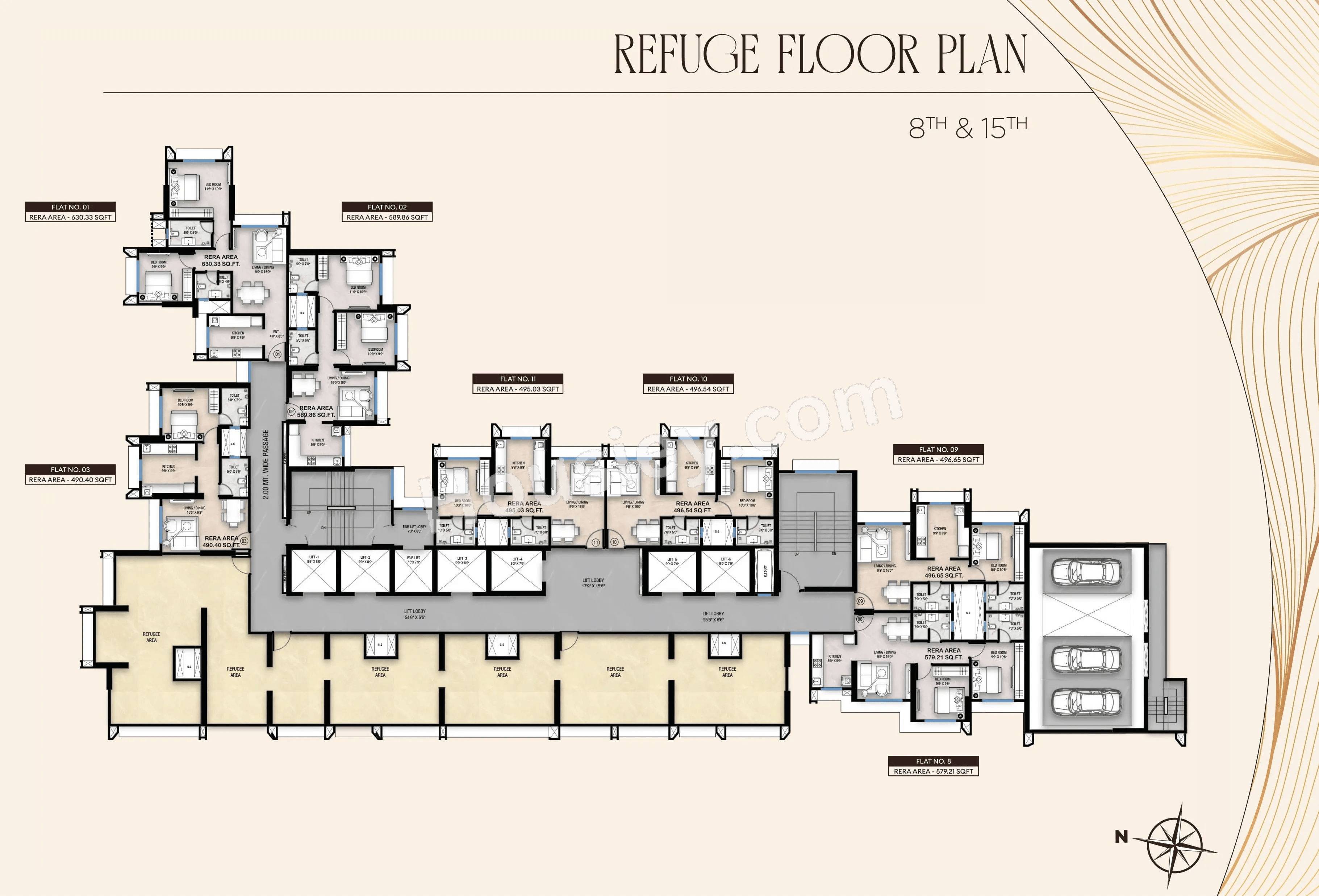 Chandiwala Pearl Icon Floor plan 3