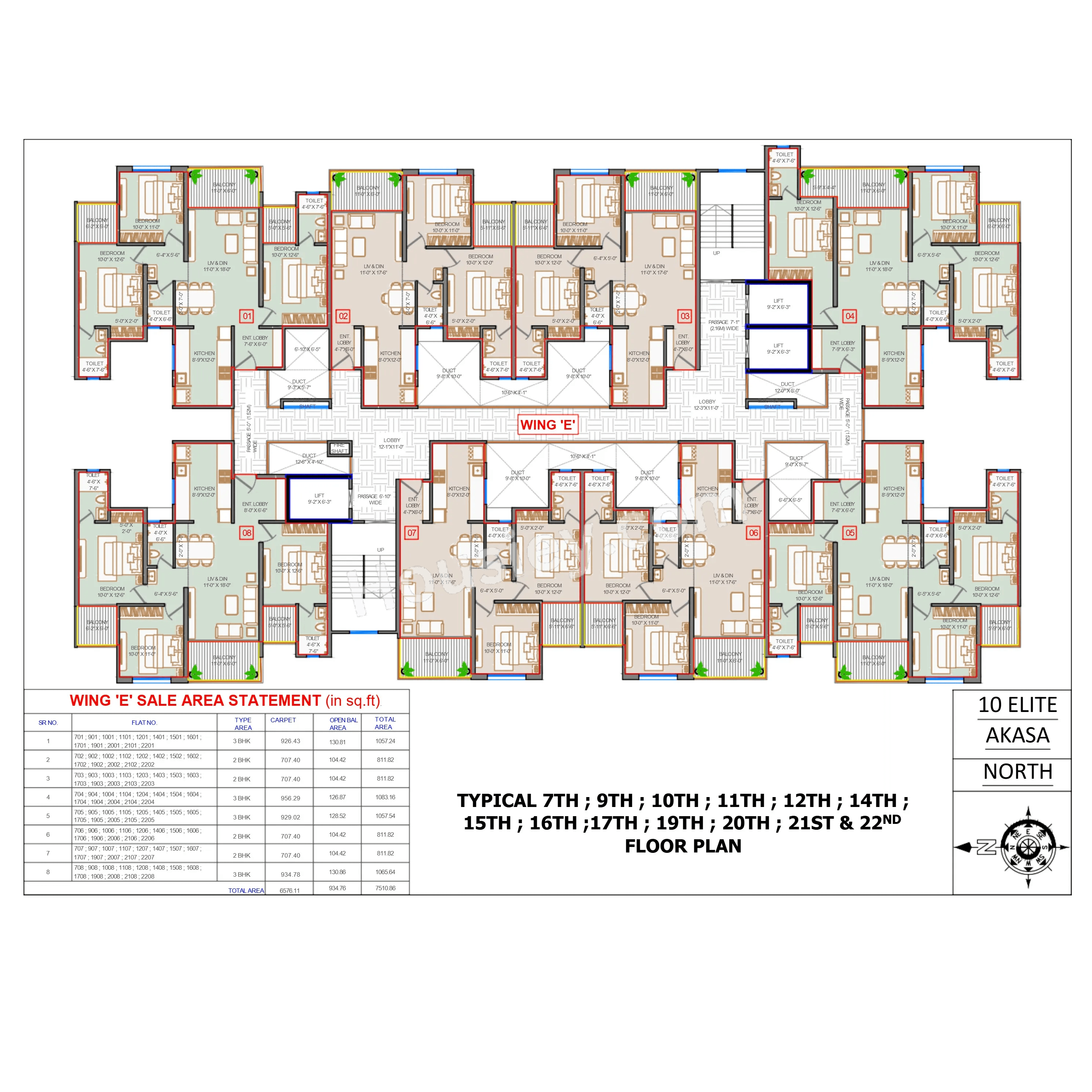 Chandrarang 10 Elite Akasa Floor plan 1