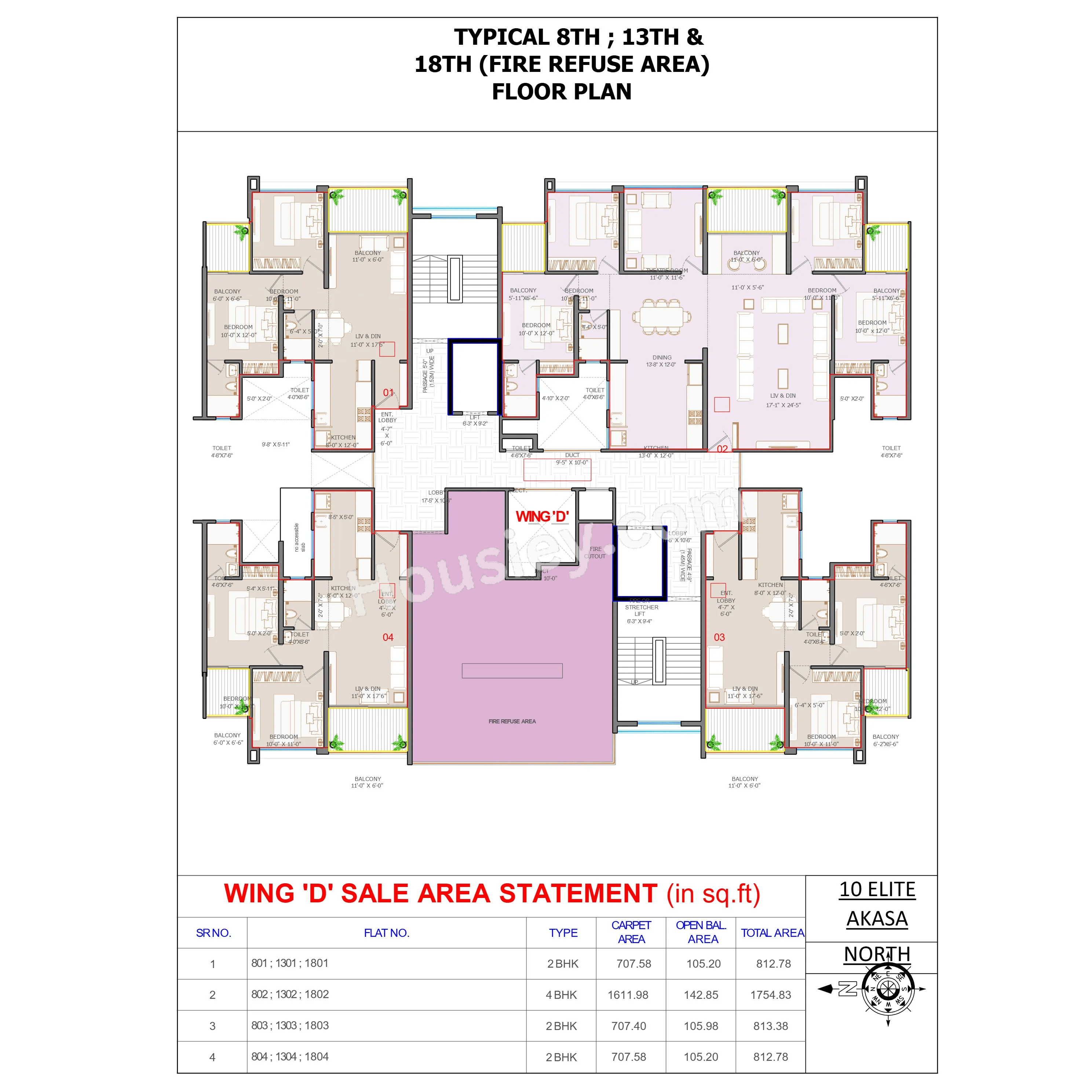 Chandrarang 10 Elite Akasa Floor plan 4