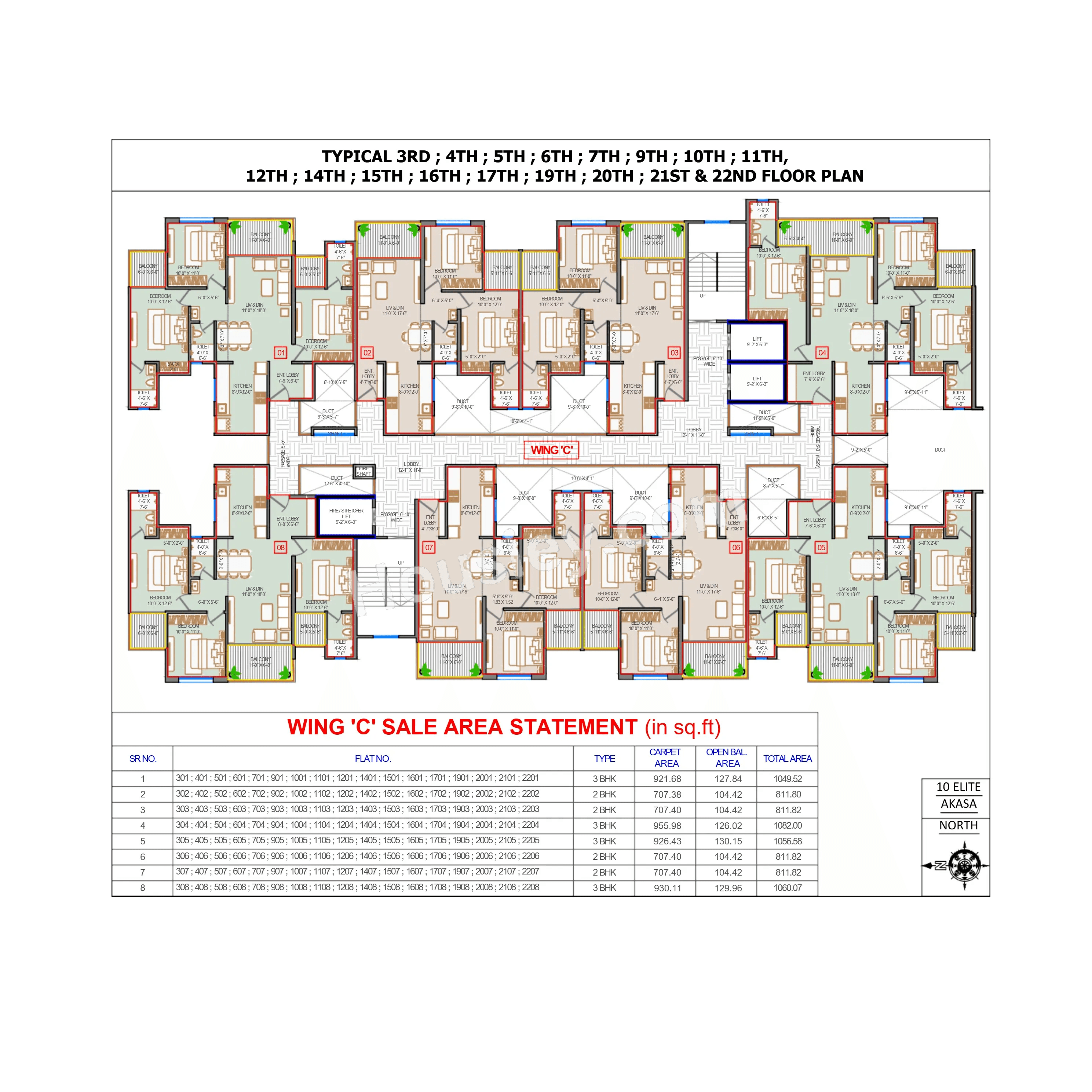 Chandrarang 10 Elite Akasa Floor plan 5