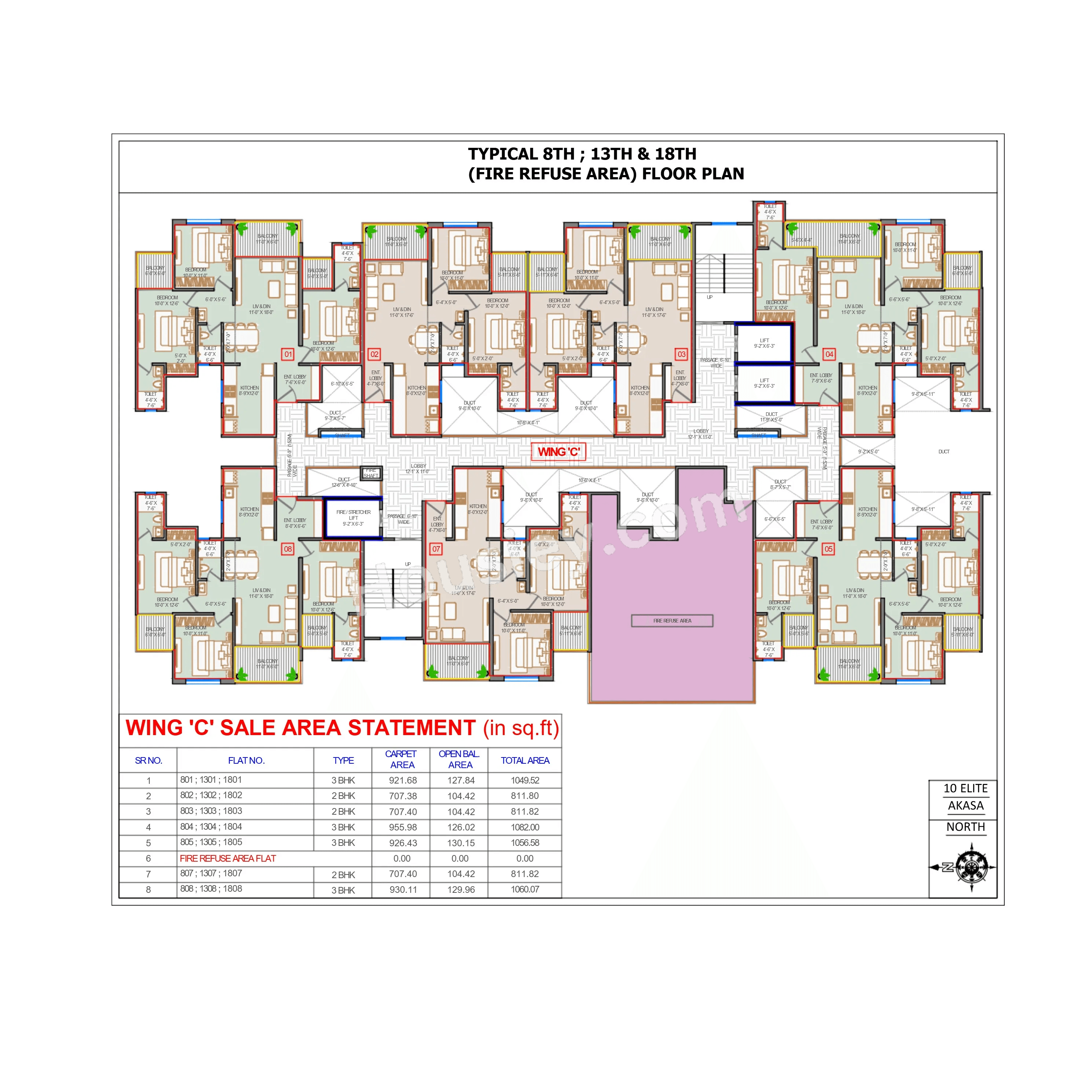 Chandrarang 10 Elite Akasa Floor plan 6