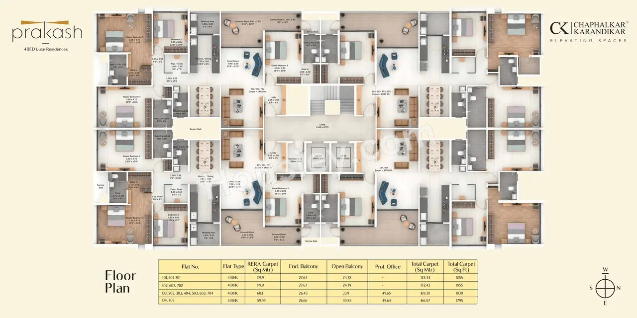 CK Prakash Floor Plan