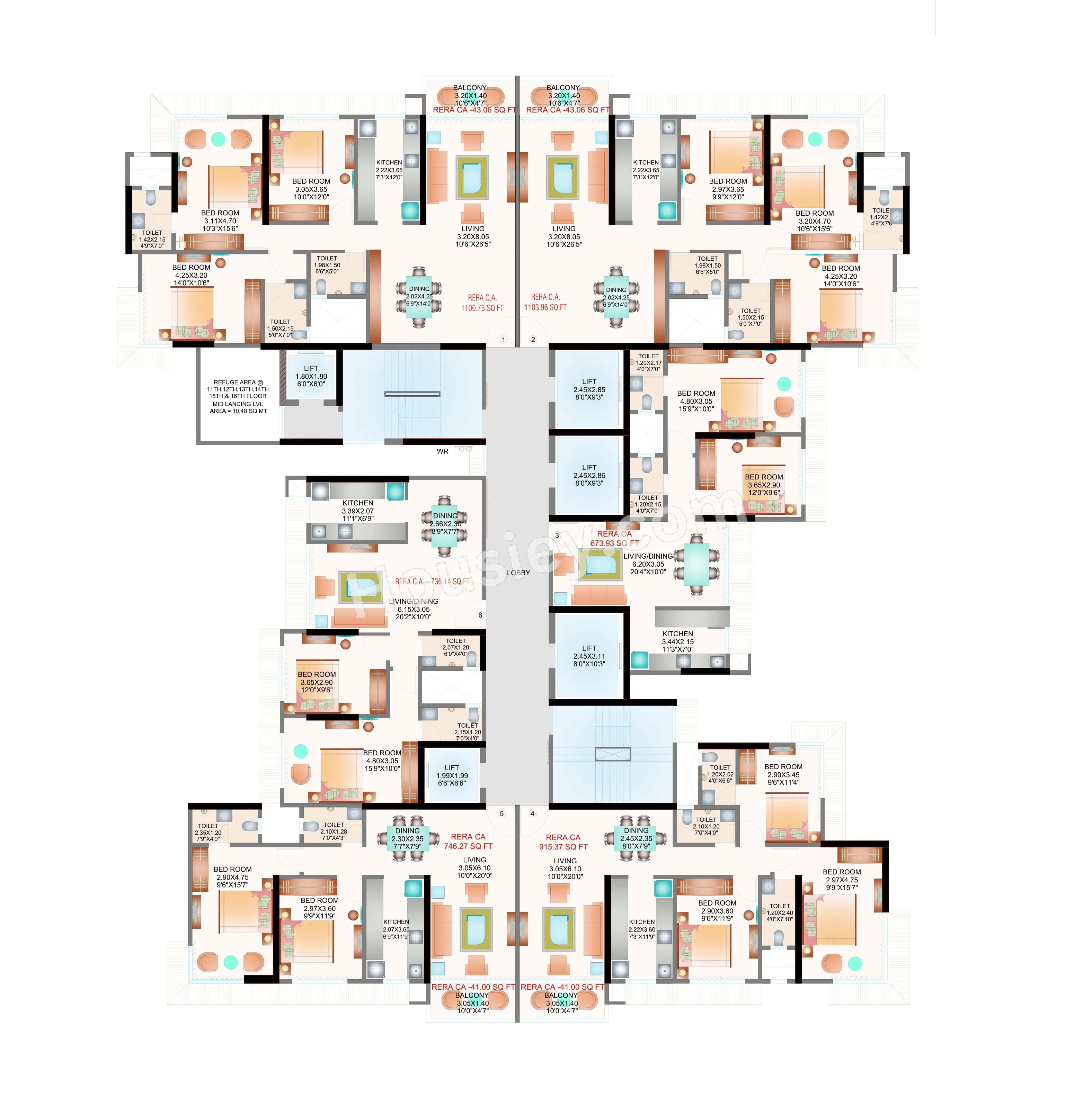 CKPL Vasupujya Darshan Floor plan 3