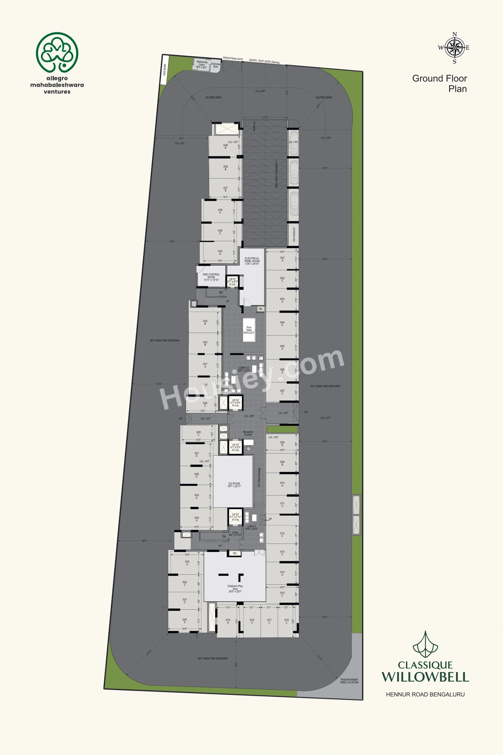 Classique Willowbell Floor plan 1