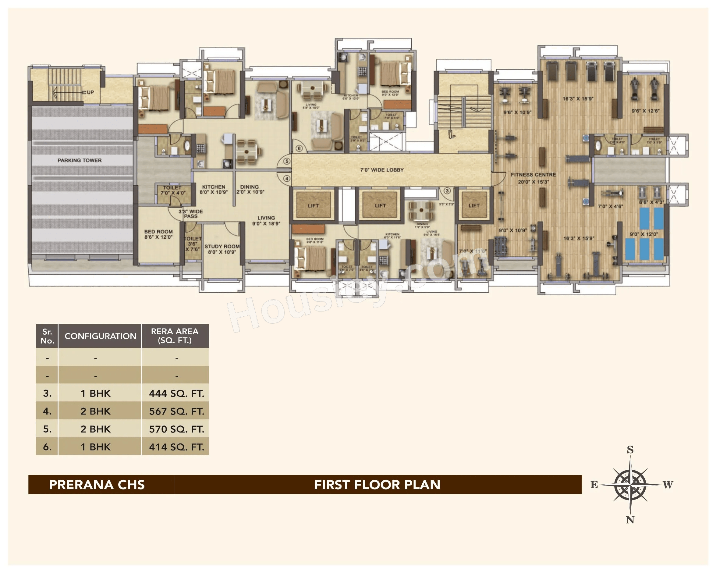 Confiable Prerana Floor plan 1