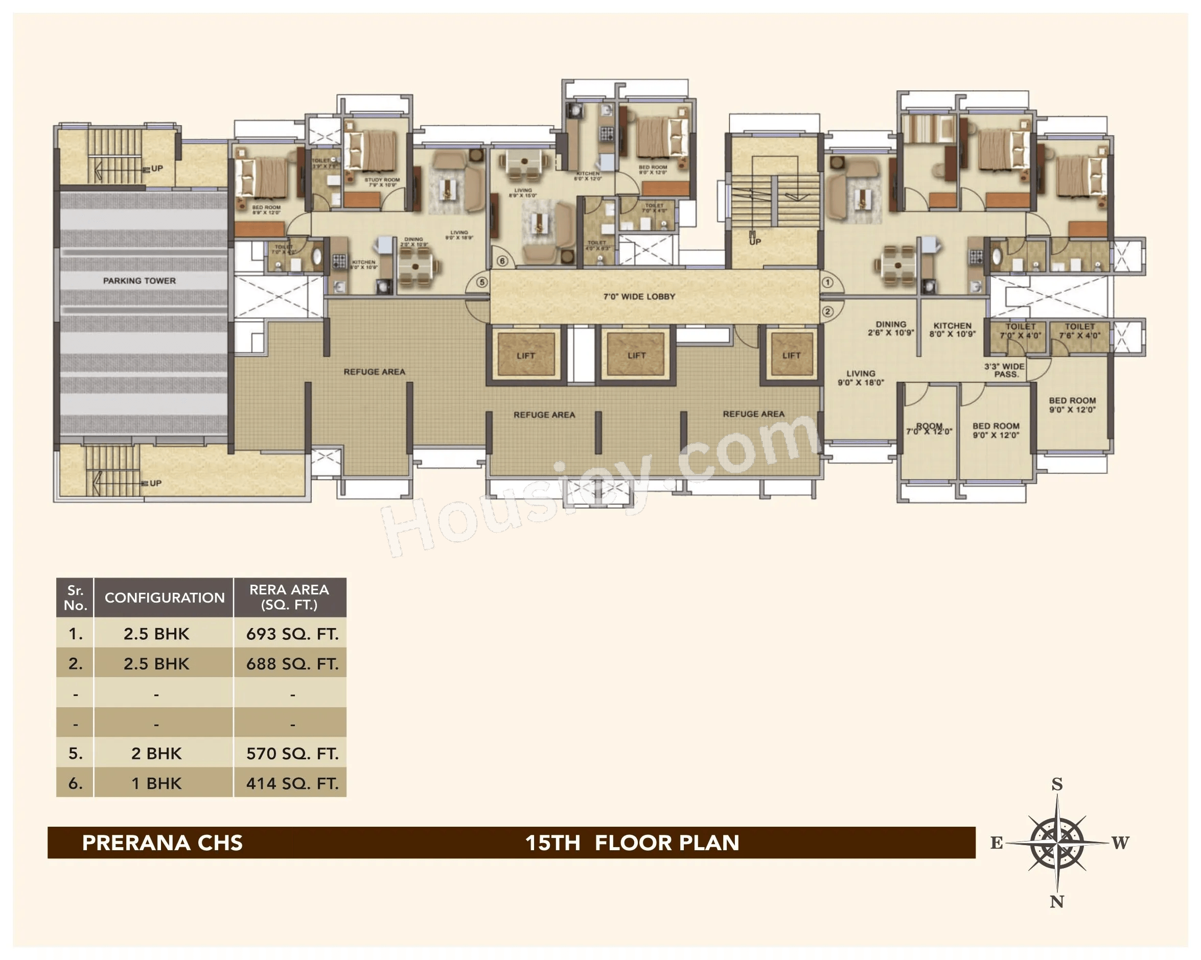 Confiable Prerana Floor plan 2