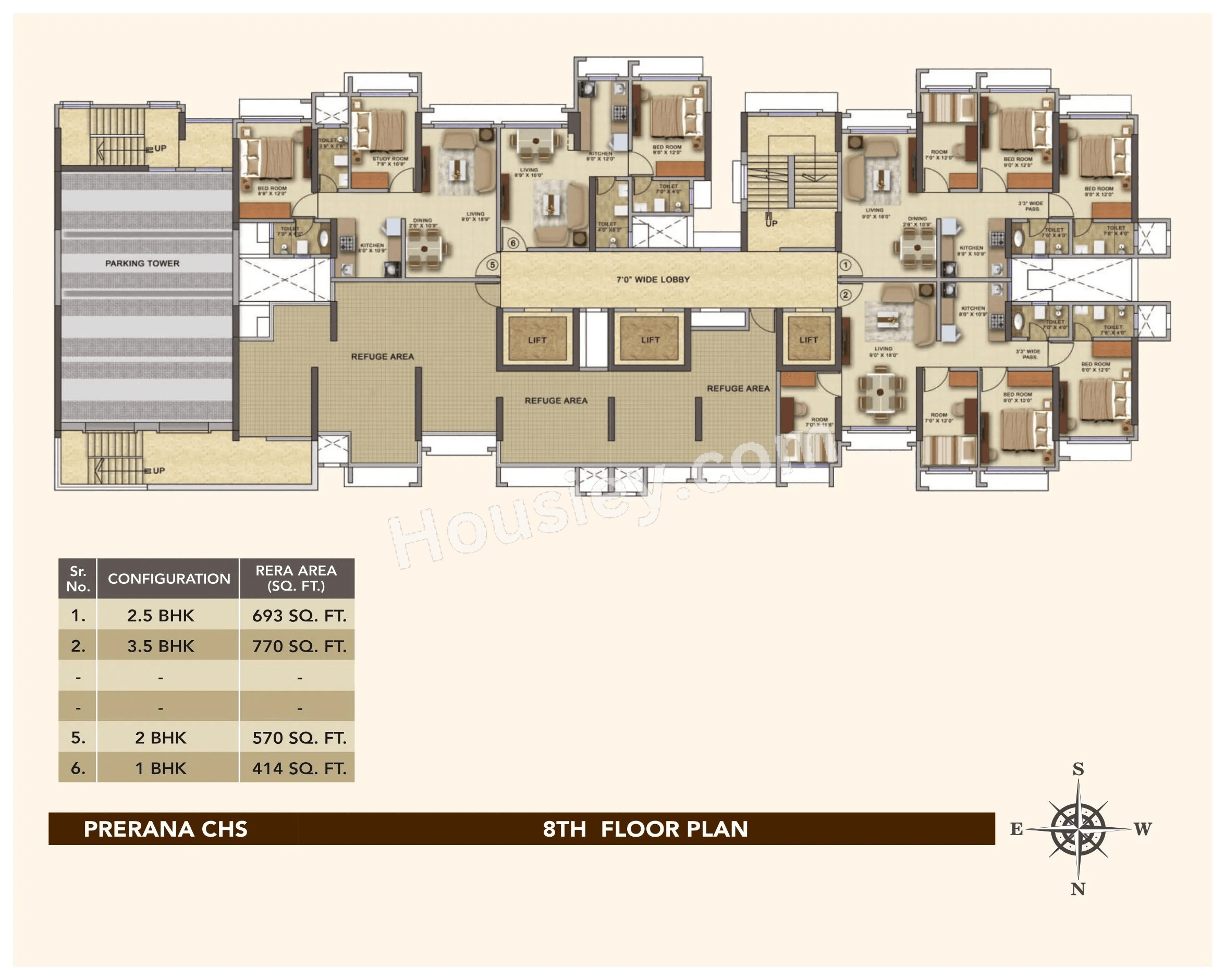 Confiable Prerana Floor plan 3