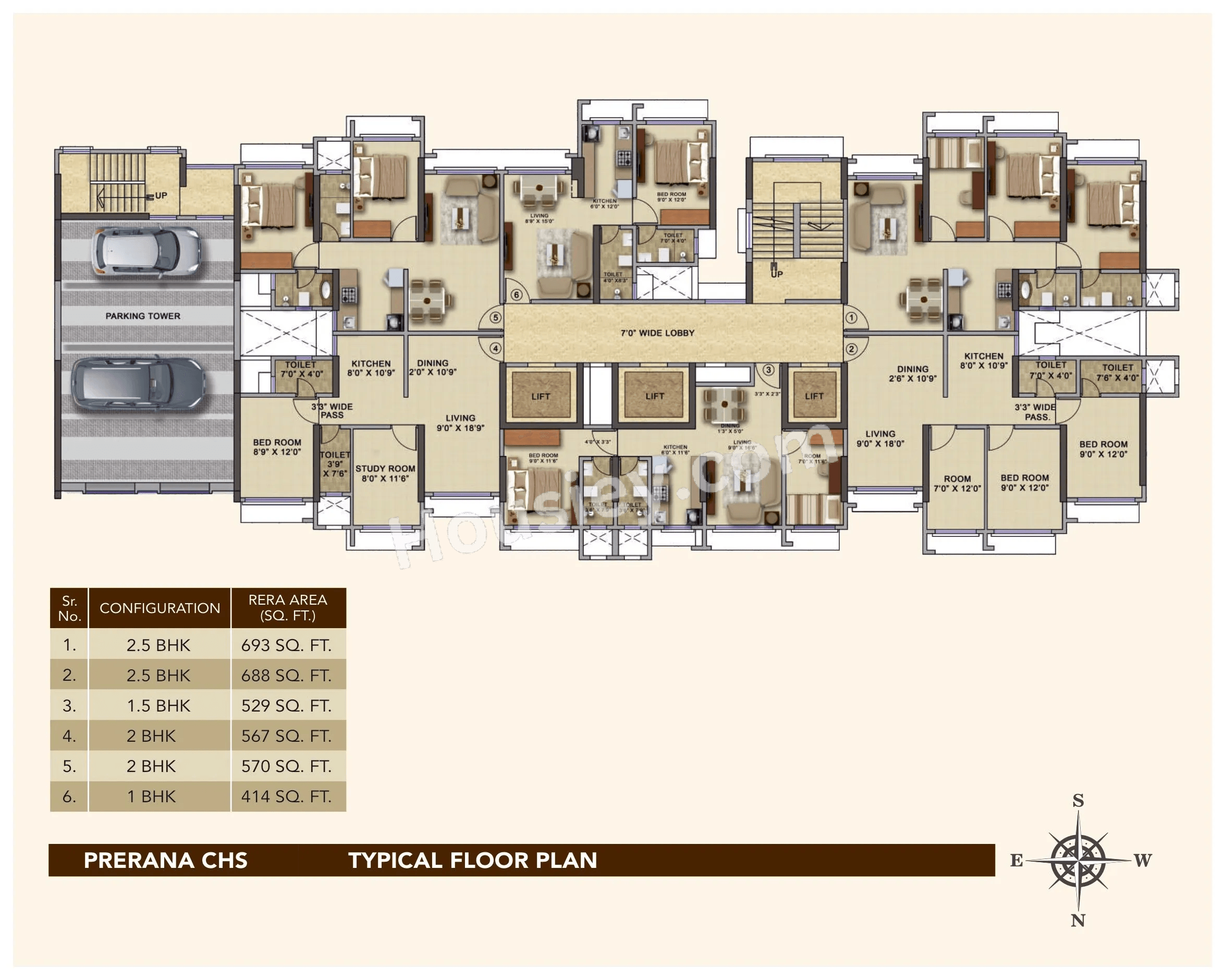 Confiable Prerana Floor plan 5