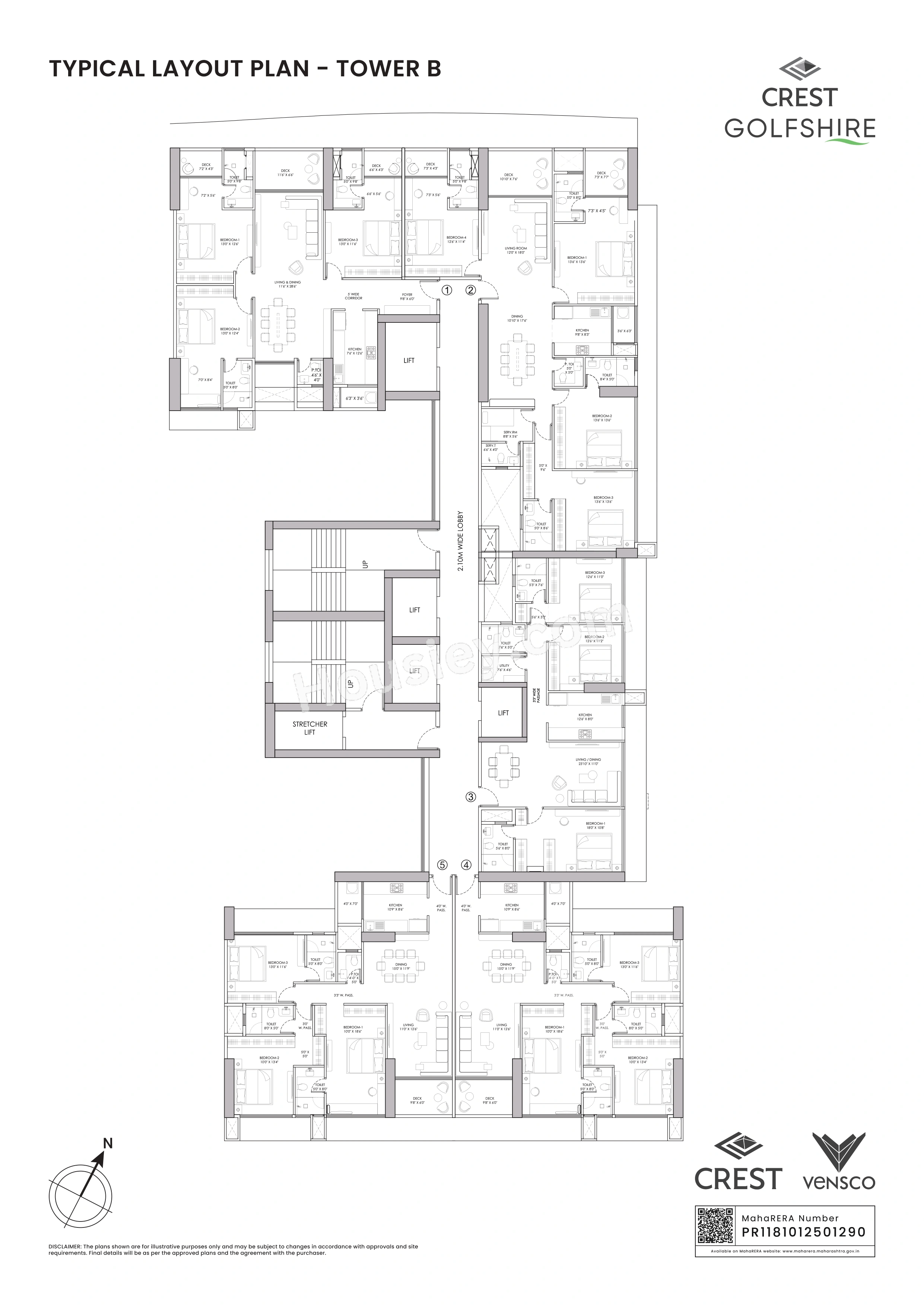 Crest Golfshire Floor plan 2
