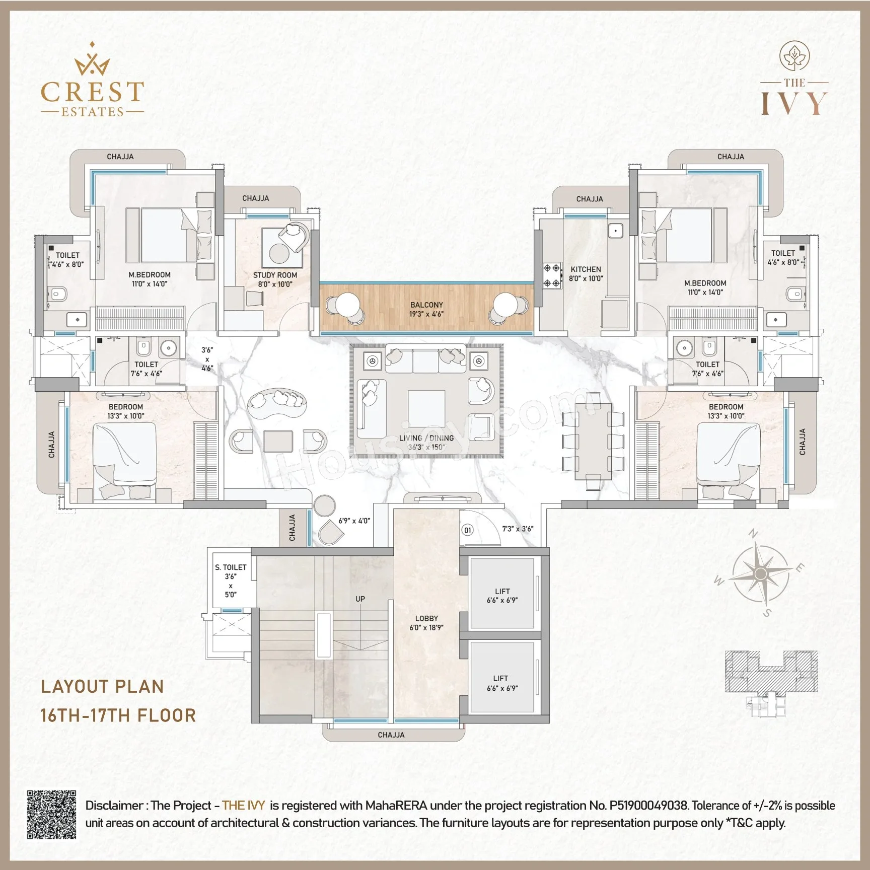 Crest The IVY Residences Floor plan 4