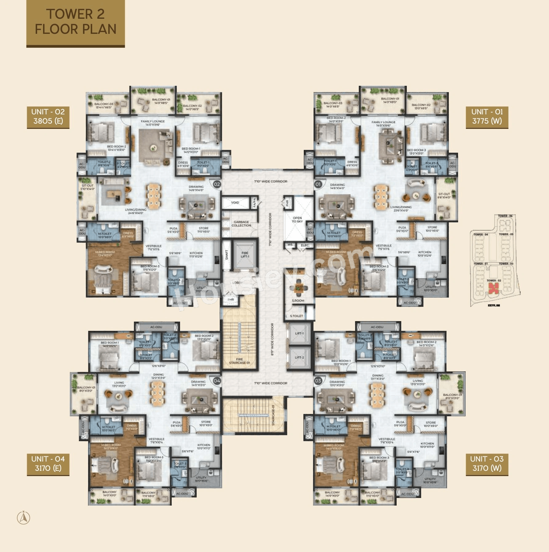 Cybercity Stone Ridge Floor plan 2