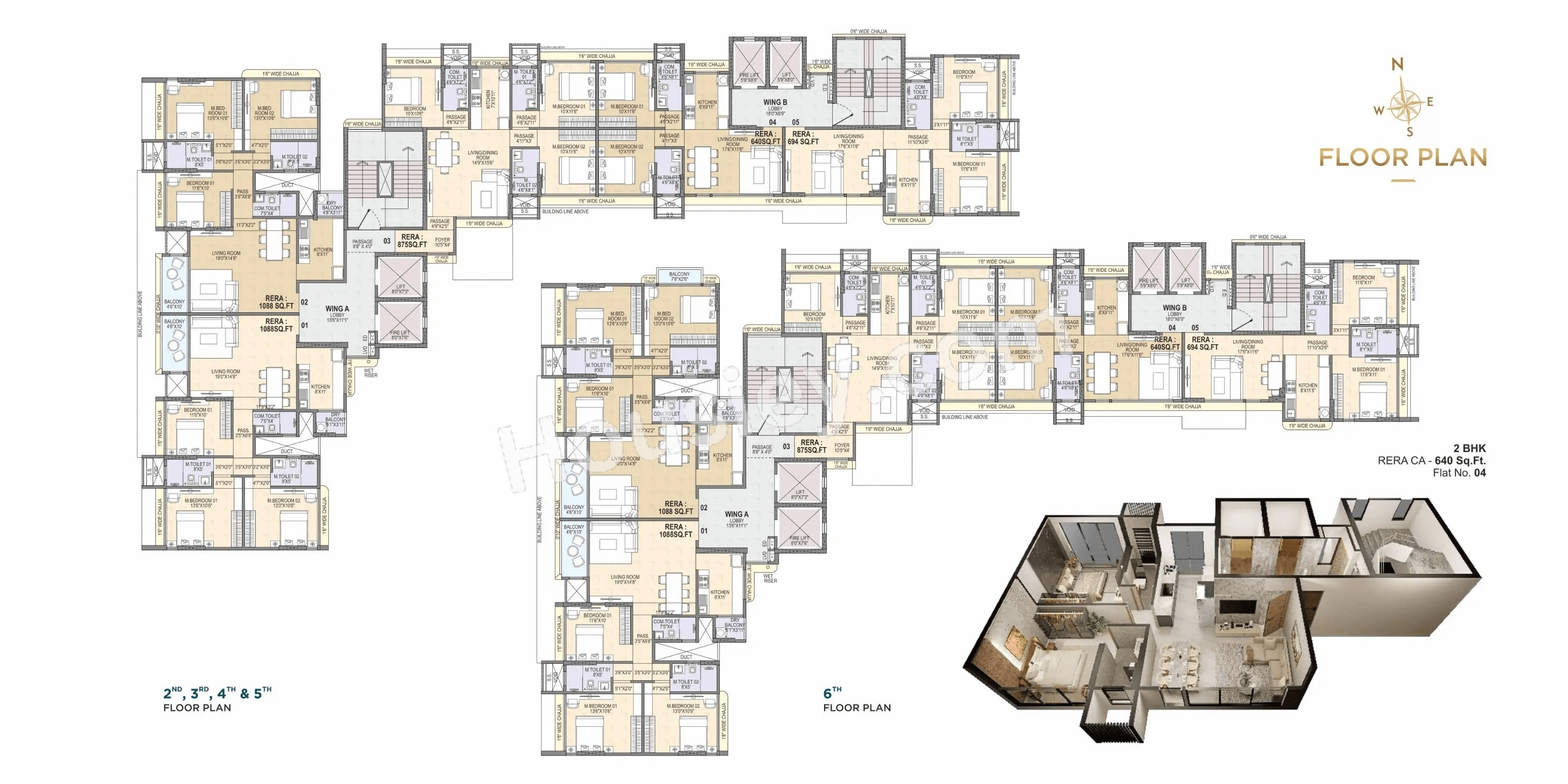 DD Om Neeldhara Floor plan 1