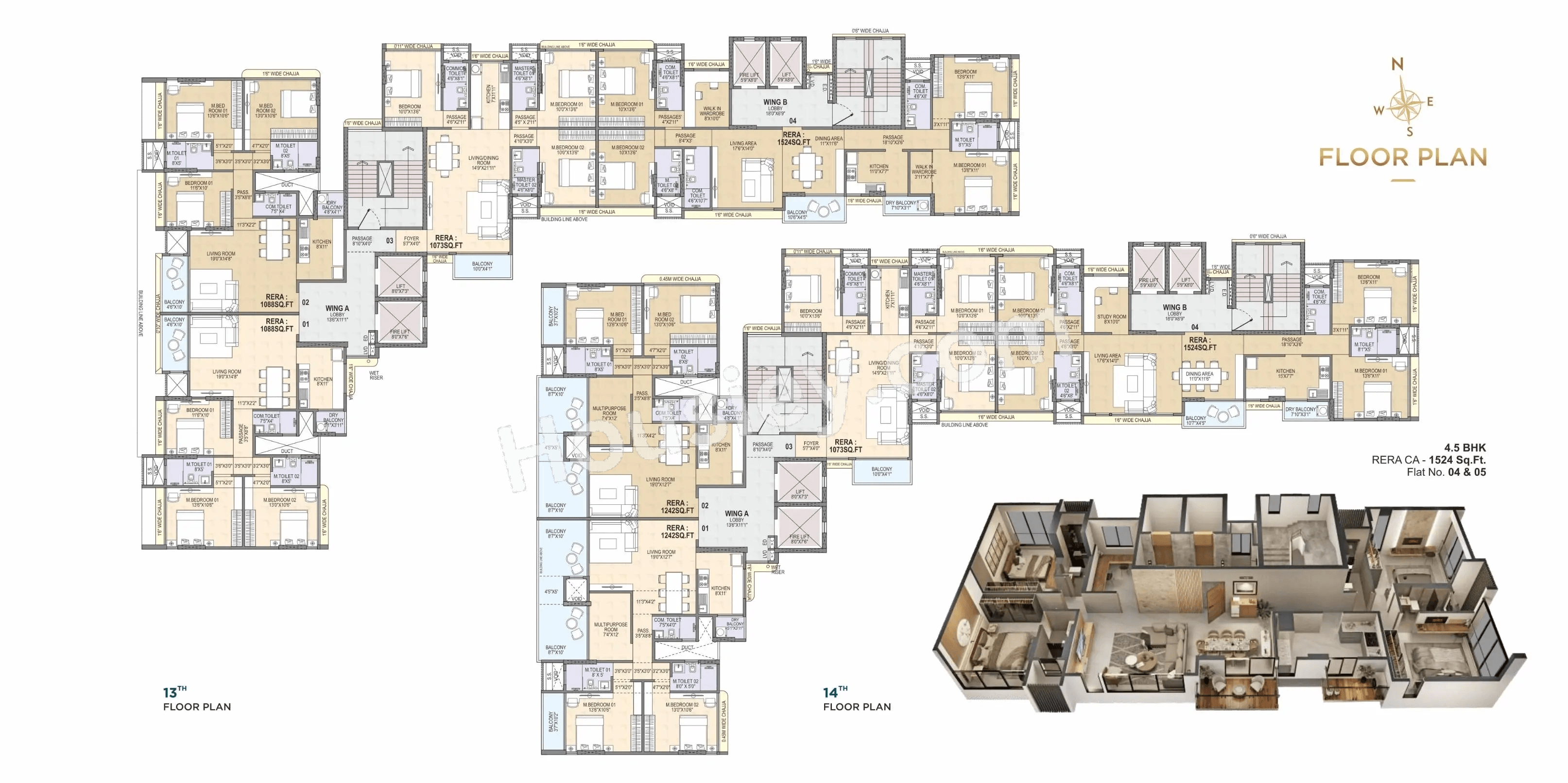 DD Om Neeldhara Floor plan 4