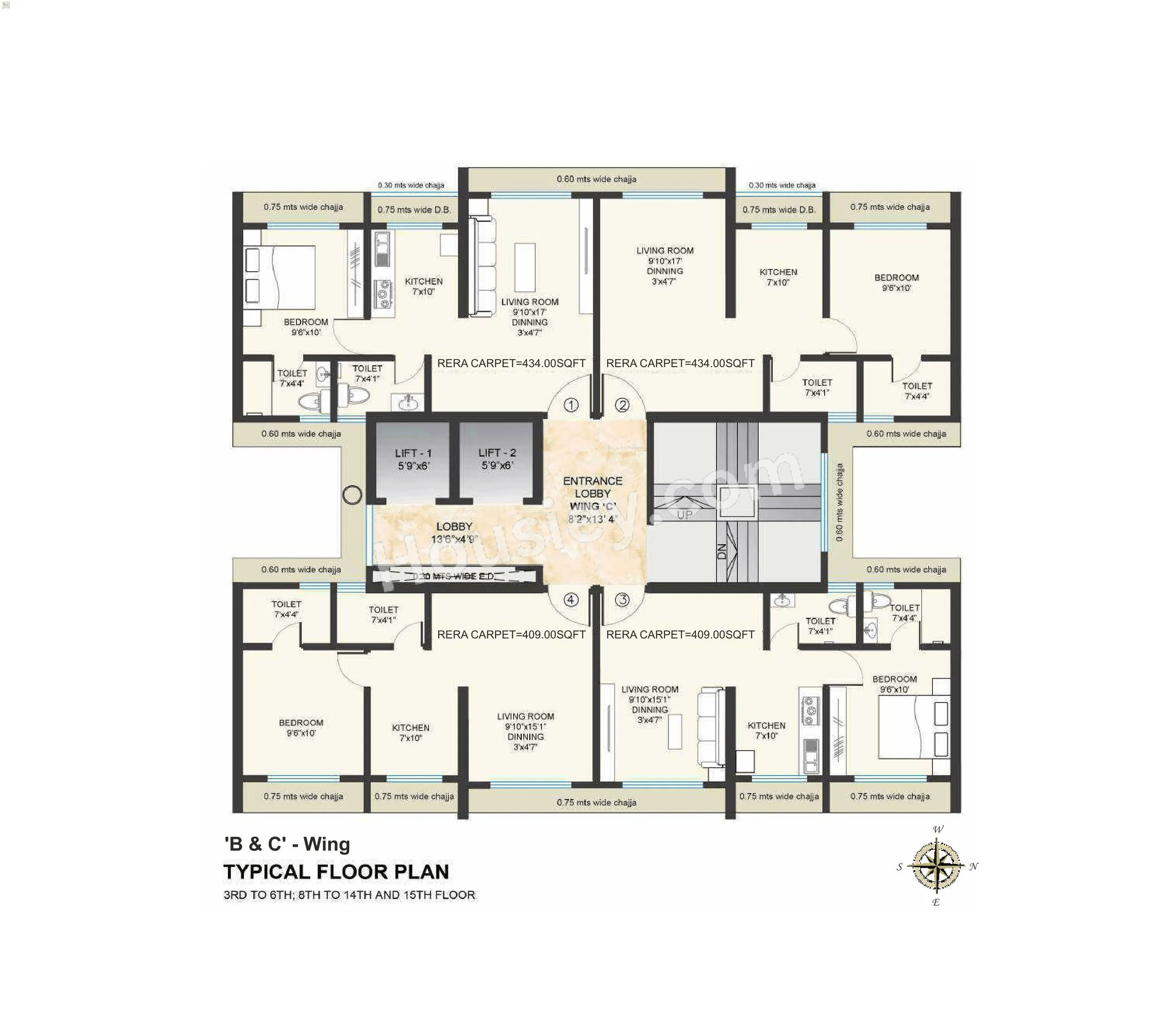 Delta House Floor plan 1