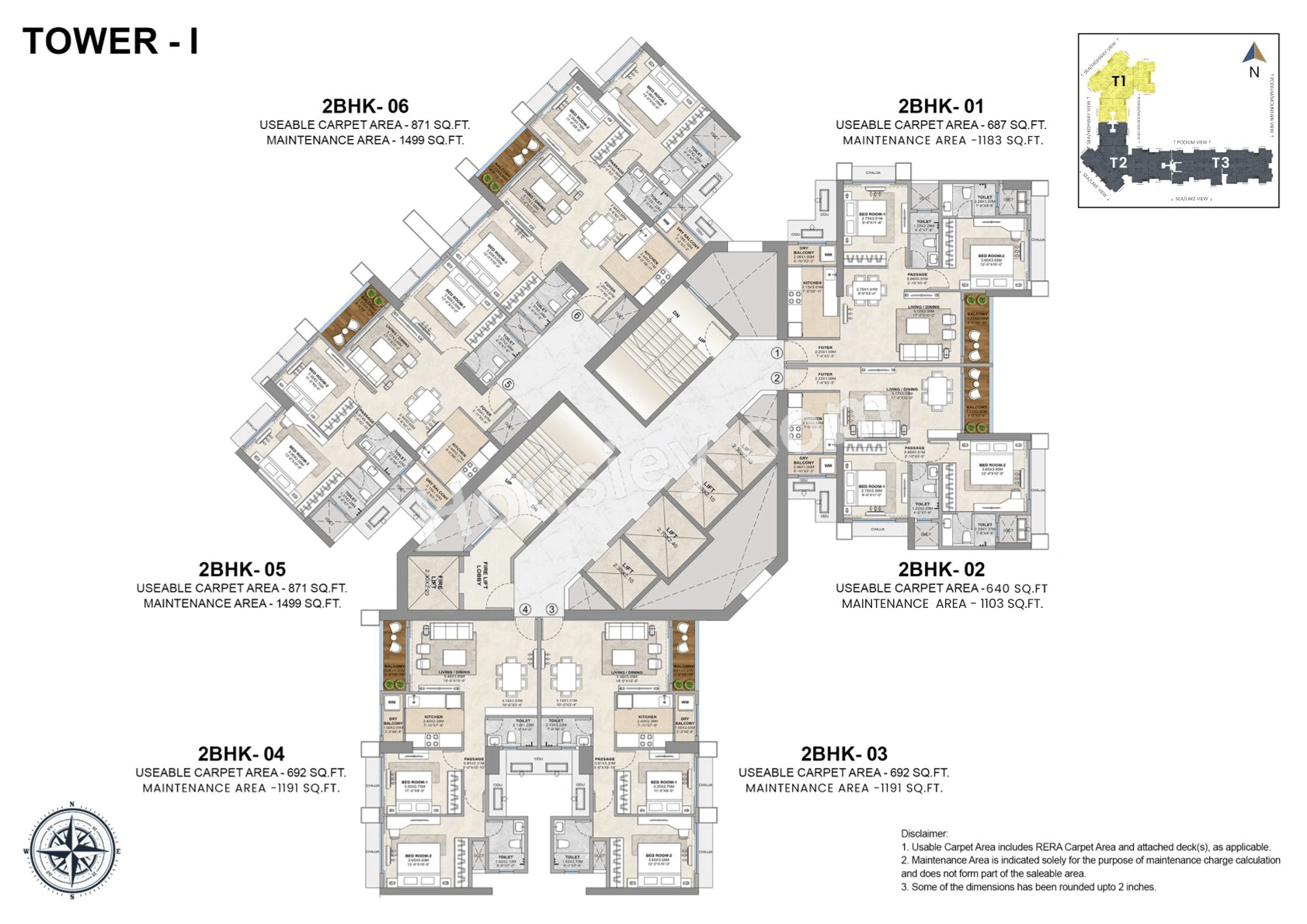 Delta Tricity Floor plan 1