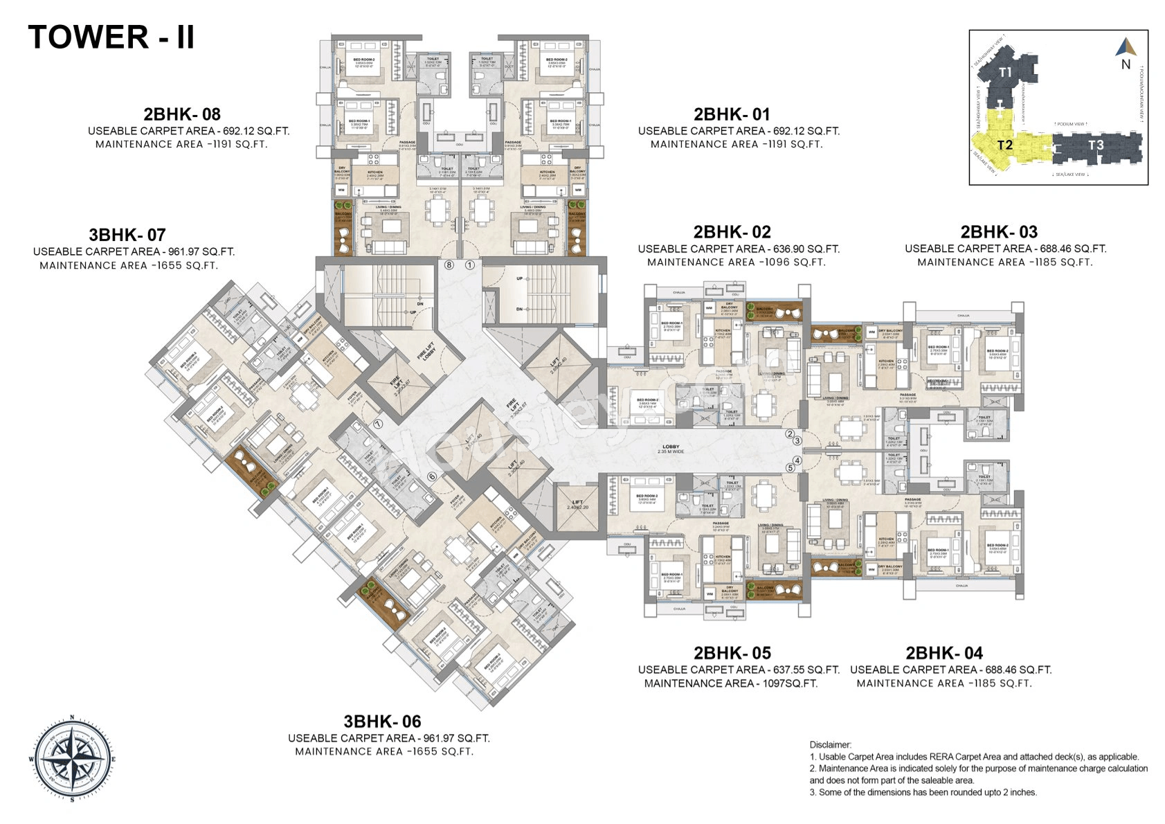 Delta Tricity Floor plan 2