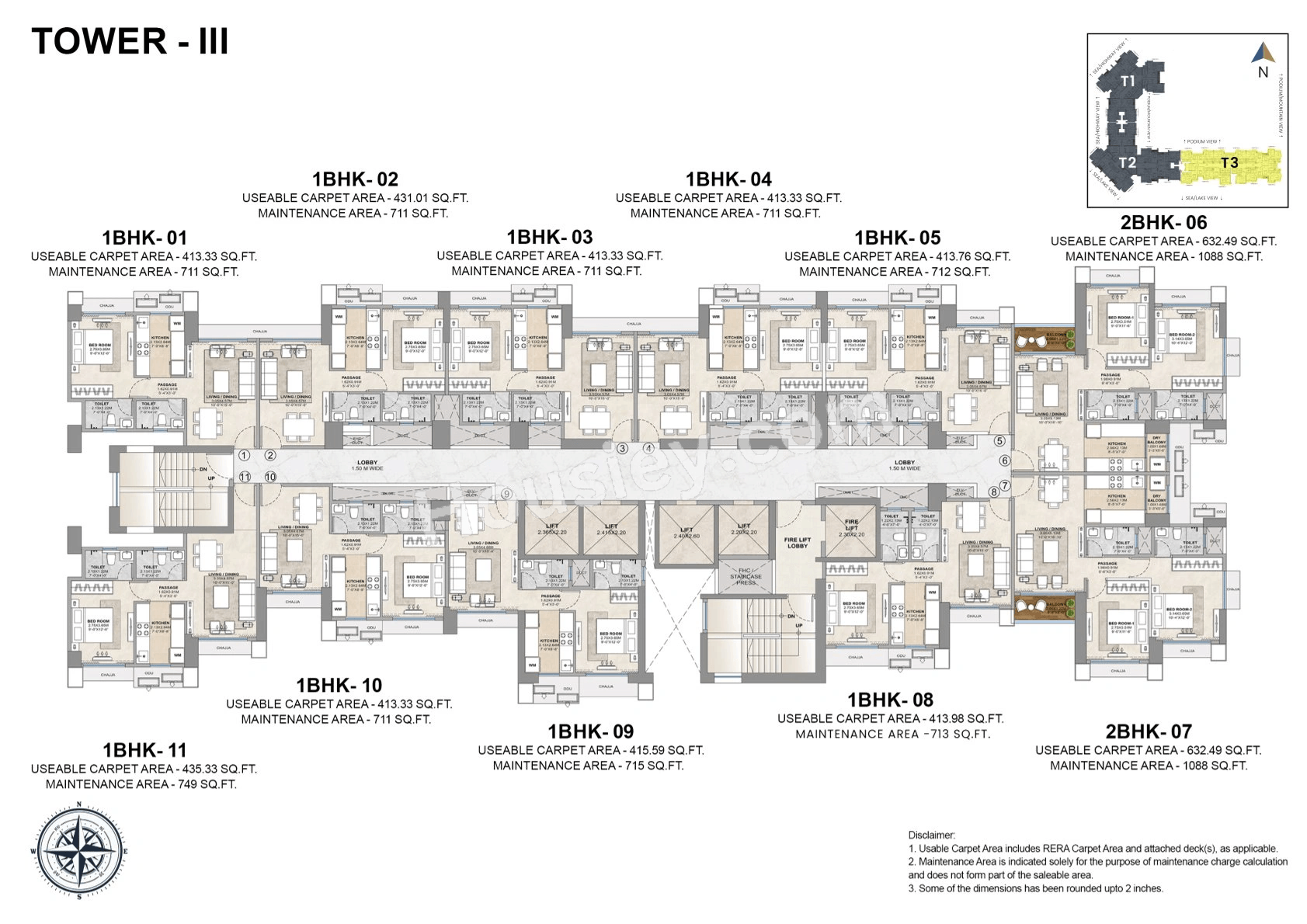 Delta Tricity Floor plan 3