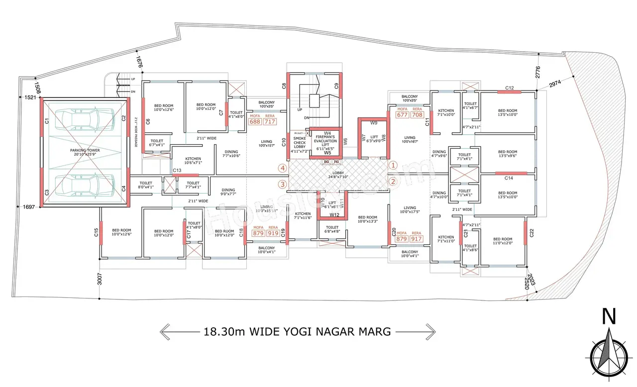 DGS Sheetal Raj Ratan Floor Plan