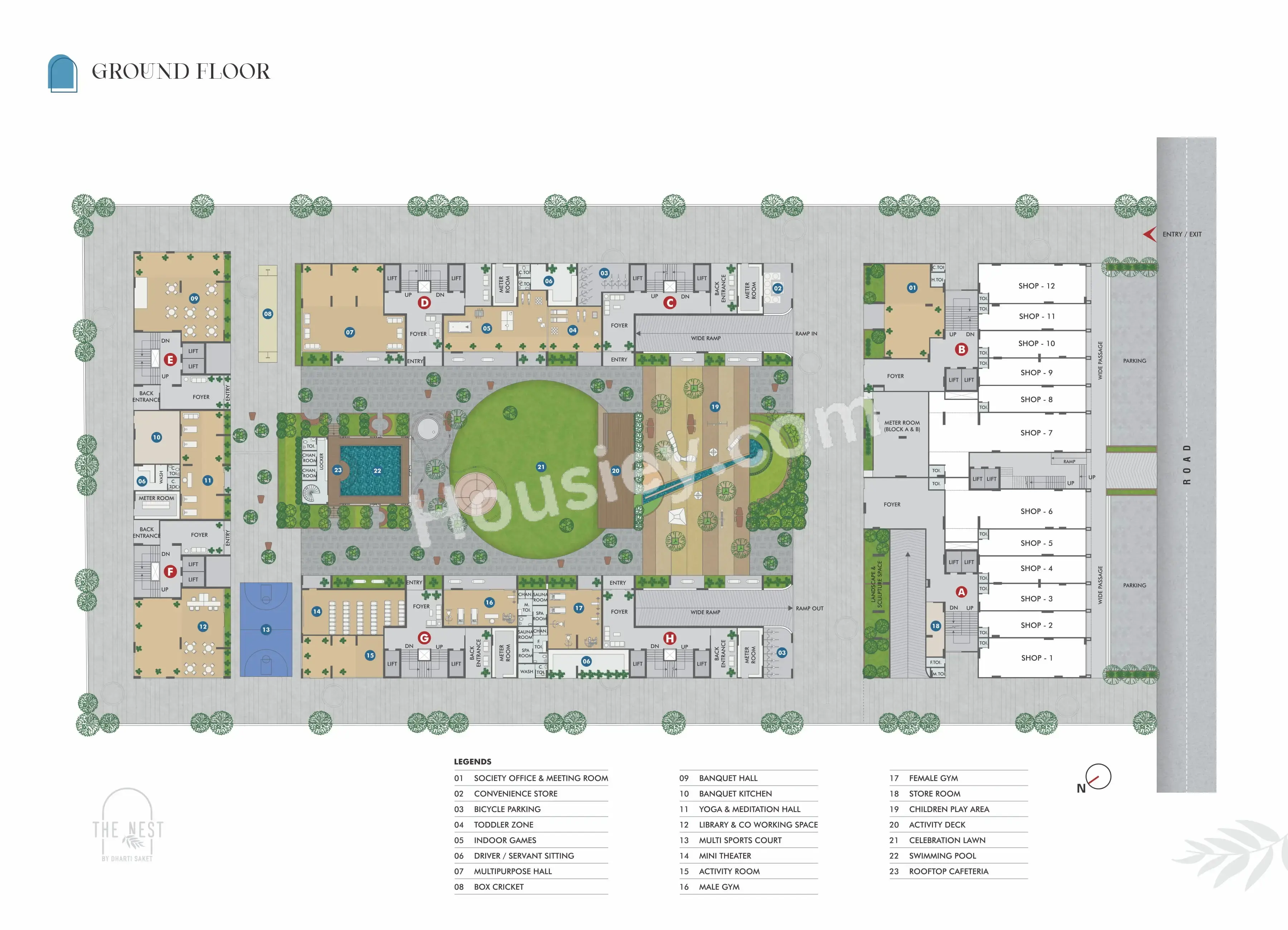 Dharti The Nest Floor plan 1