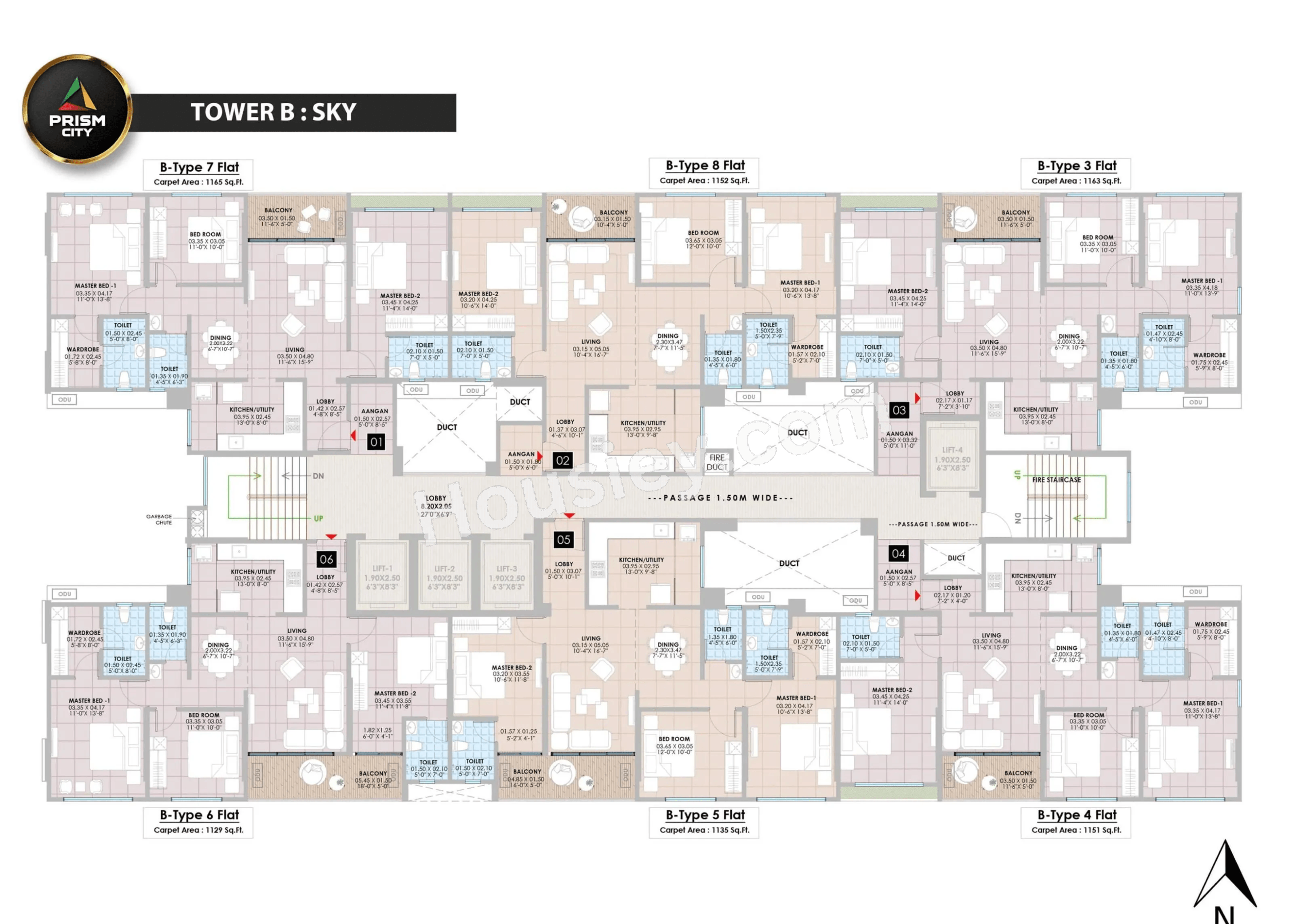 Diamond Prism City Blue Floor plan 1