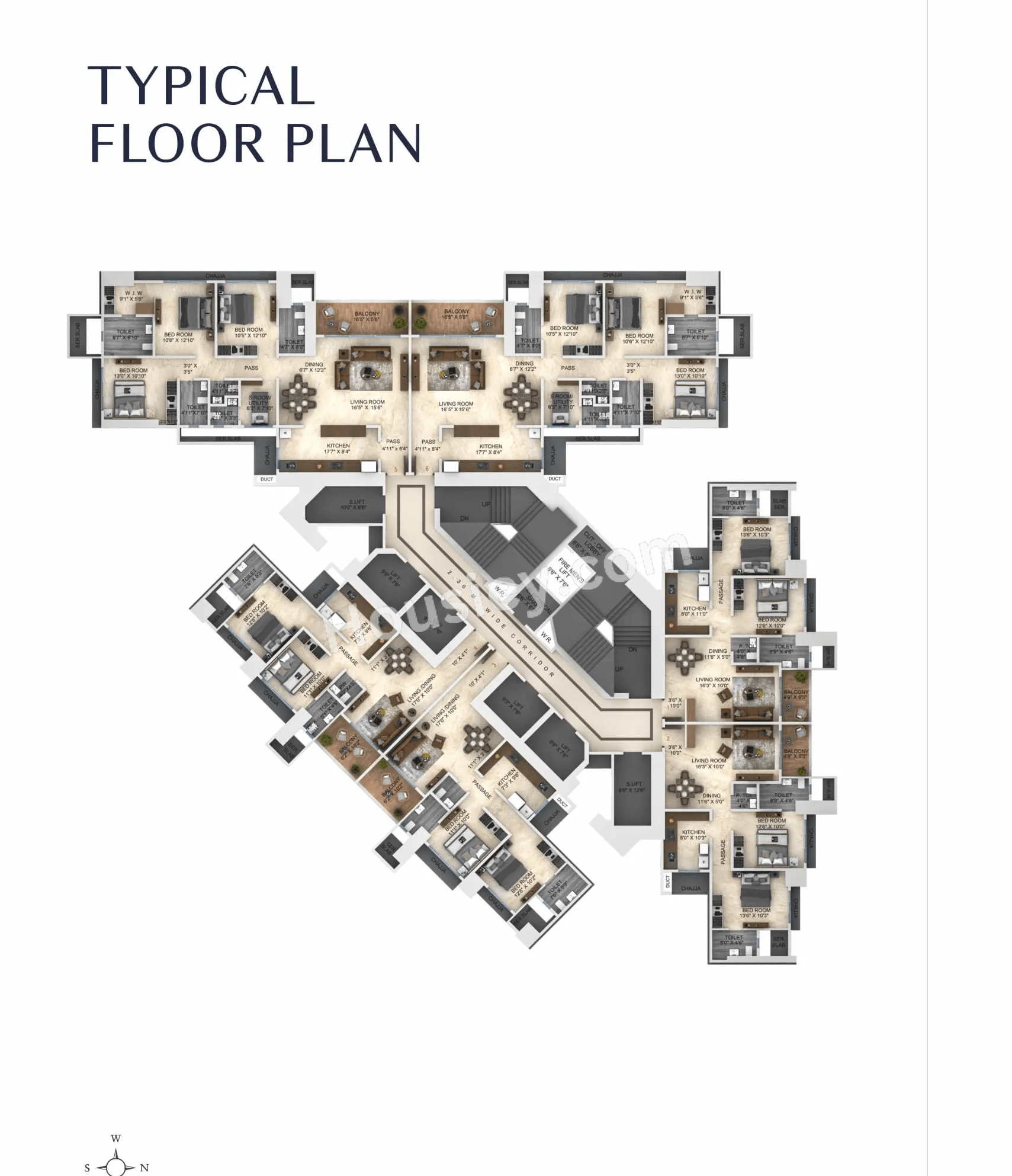 Dimple 73 East Floor plan 1