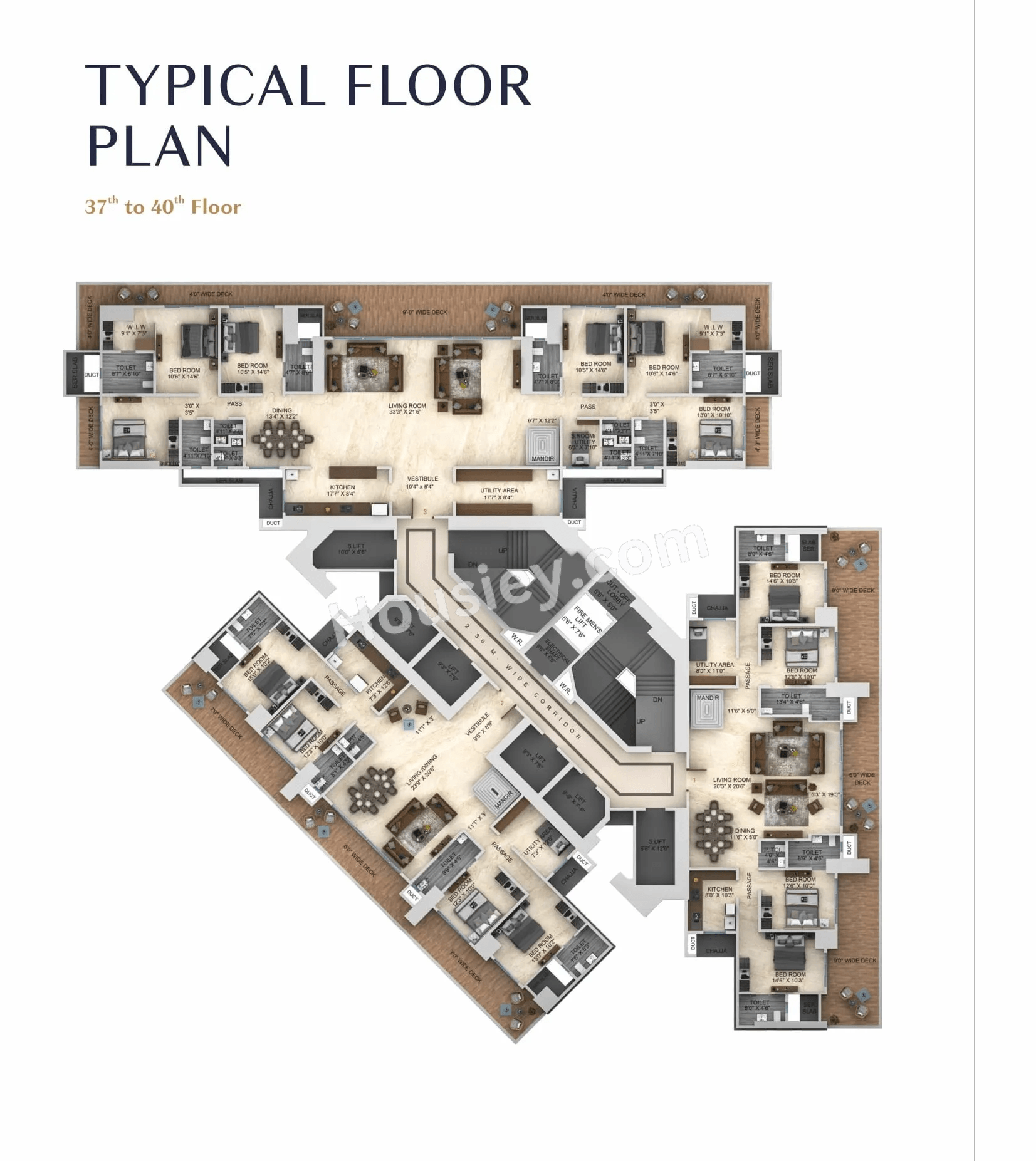 Dimple 73 East Floor plan 2