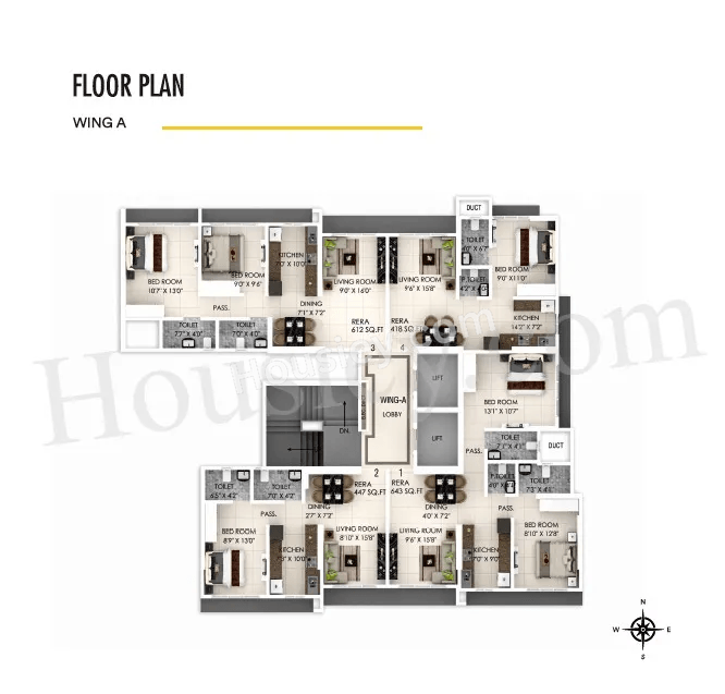 Dimple Westwood Floor plan 1