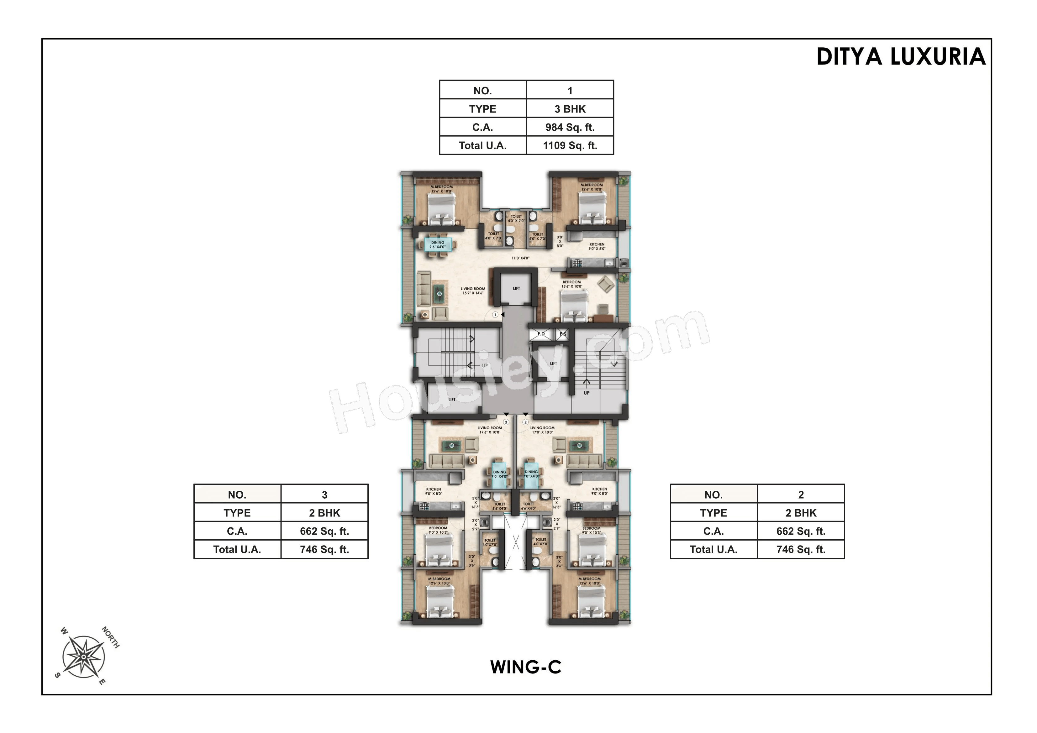 Ditya Luxuria Floor plan 8