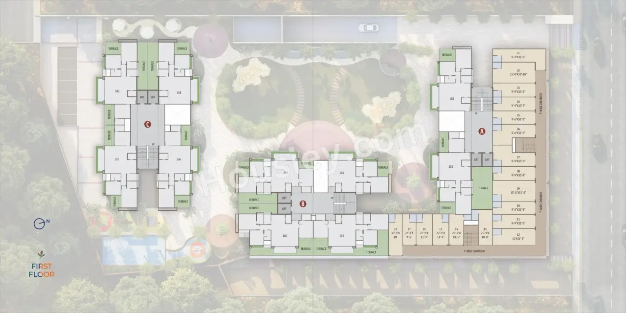 Dobariya Shantam Parmeshwar Floor Plan