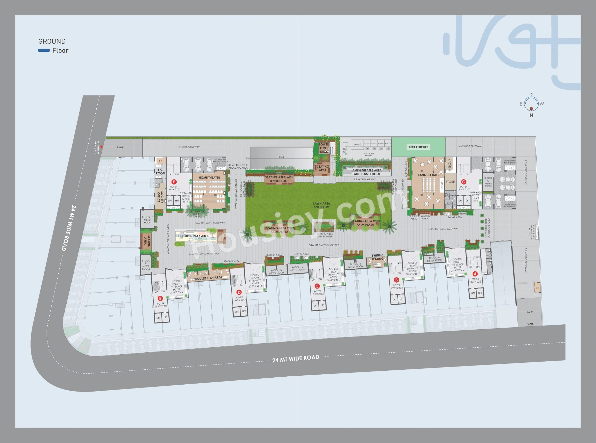 Dobariya The Green Parmeshwar Floor plan 1