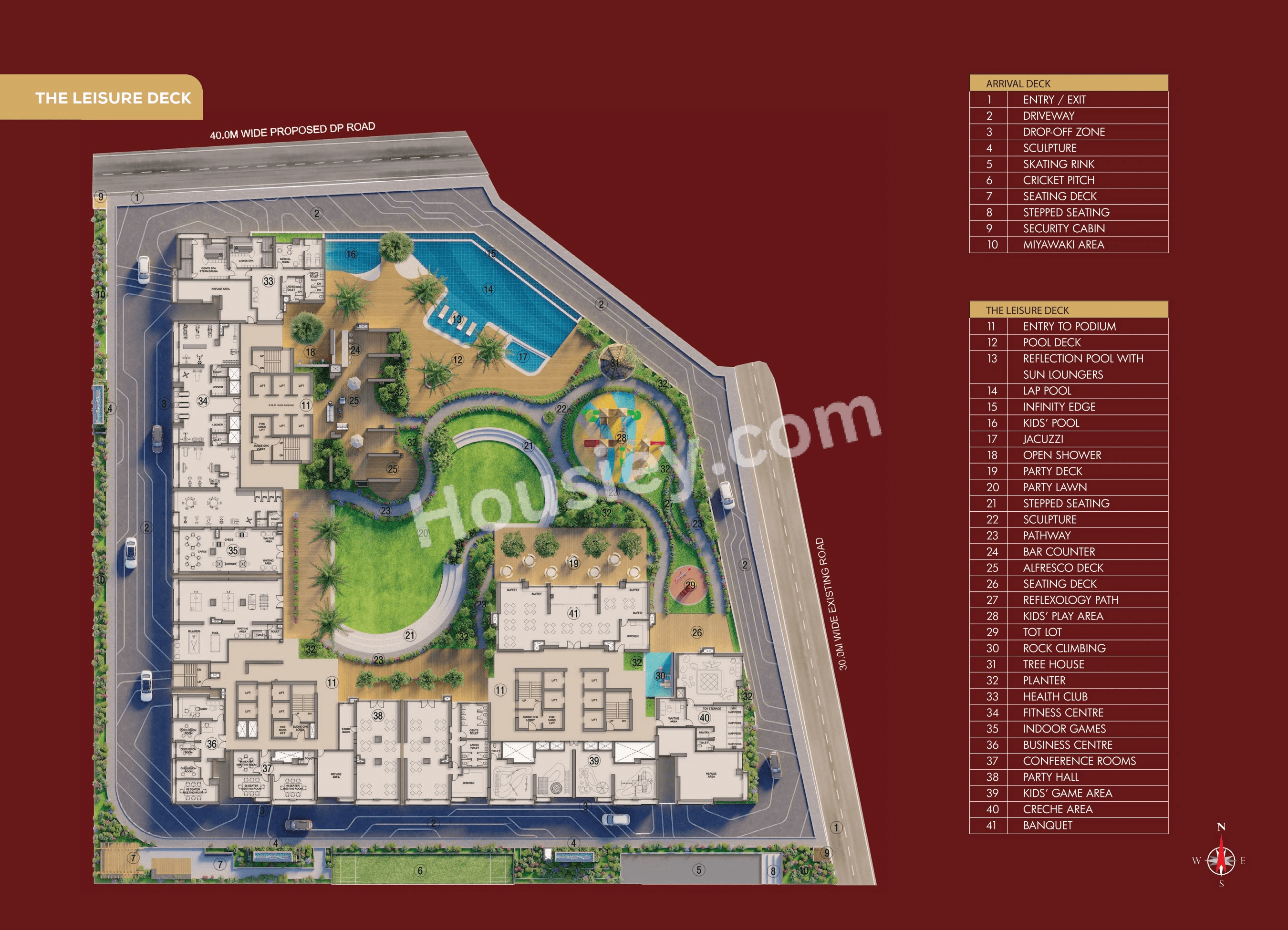 Dosti 604 Floor plan 1