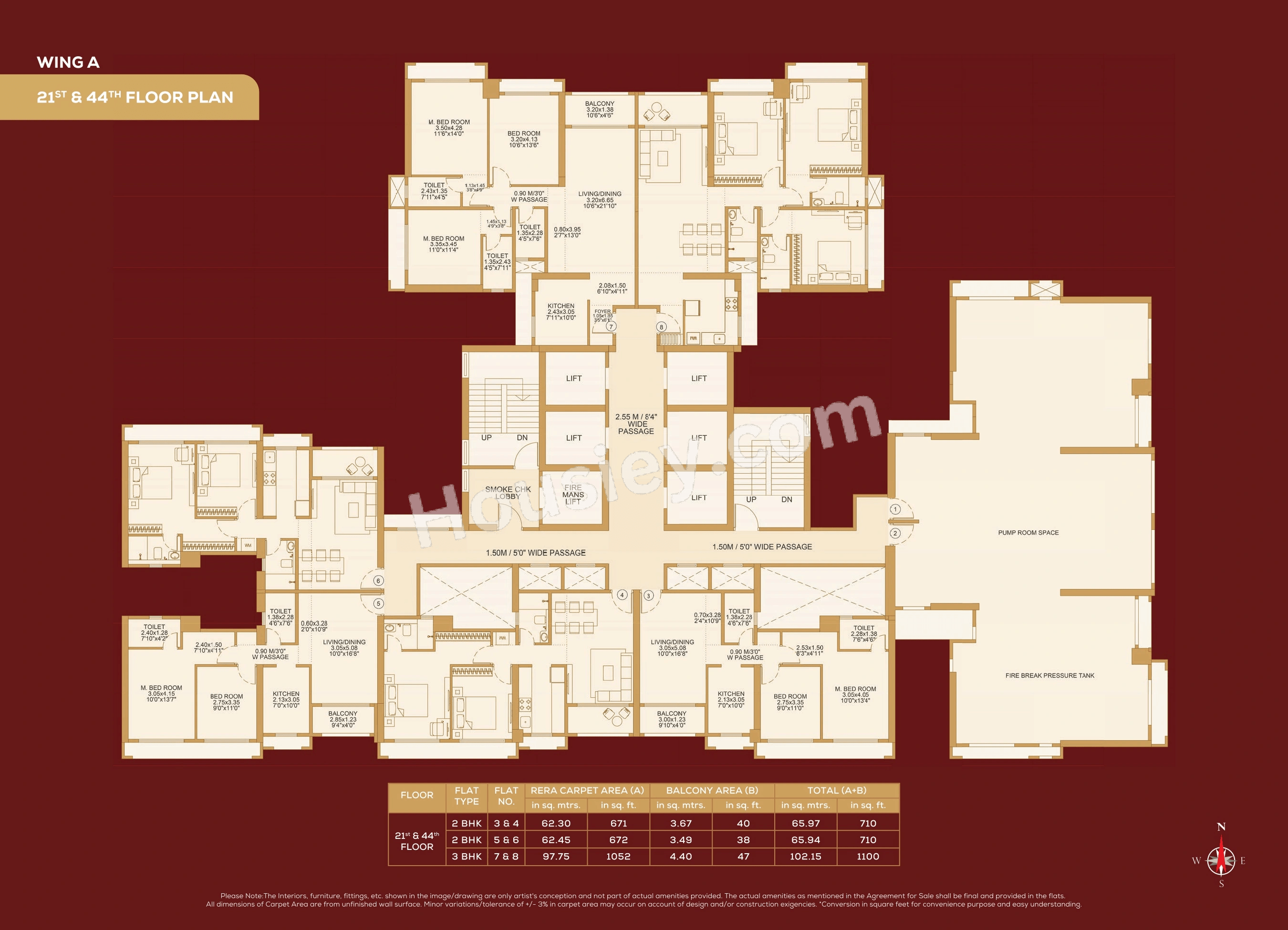 Dosti 604 Floor plan 1