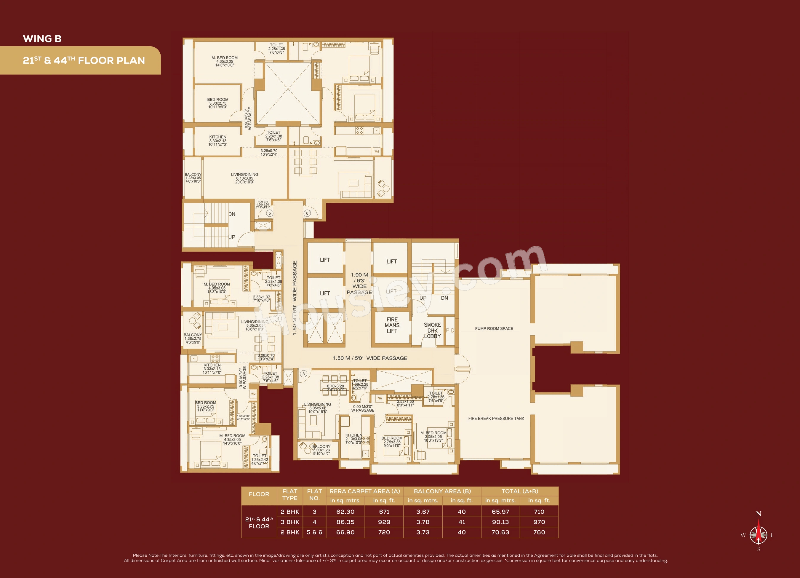 Dosti 604 Floor plan 2