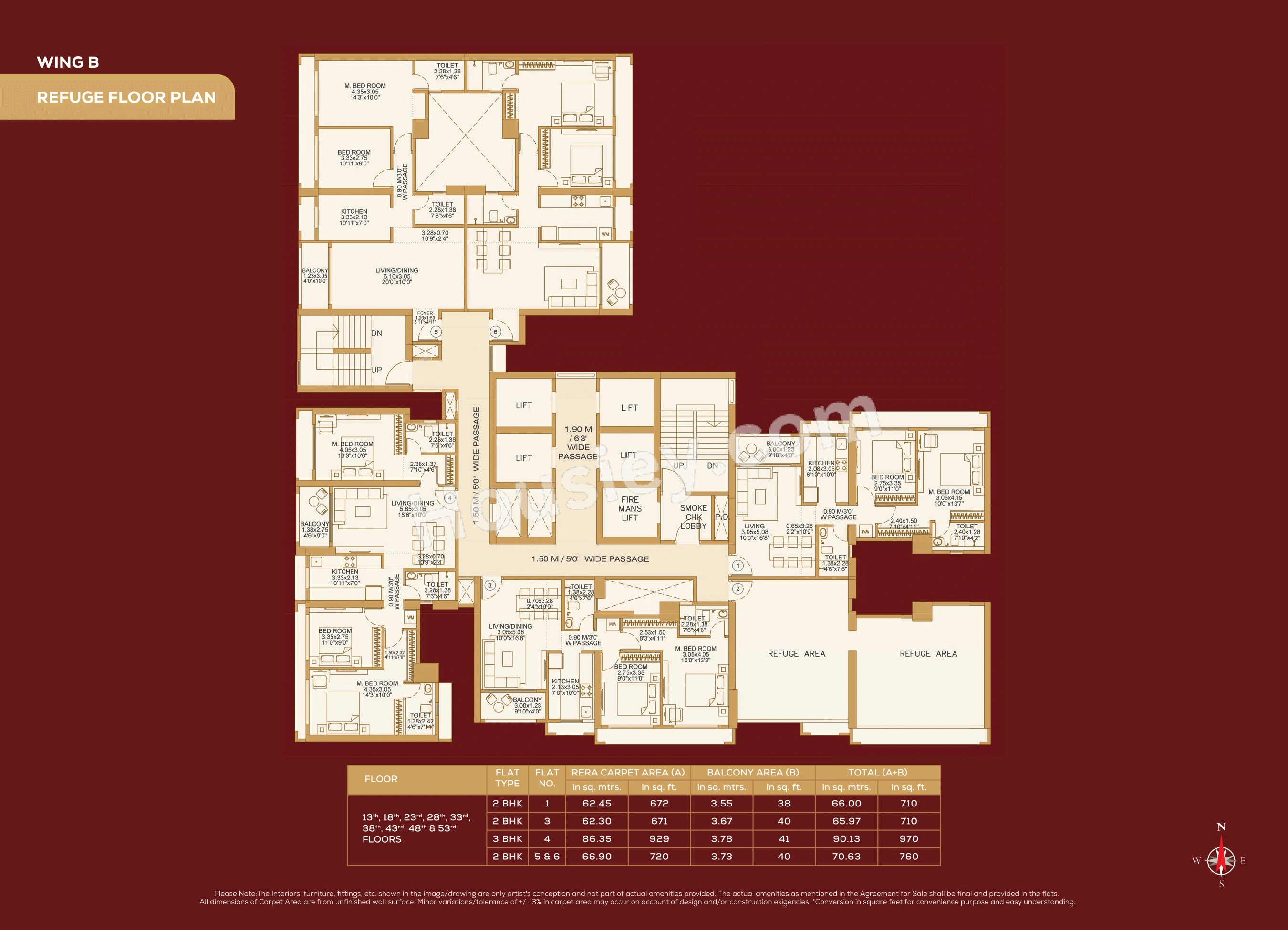 Dosti 604 Floor plan 5