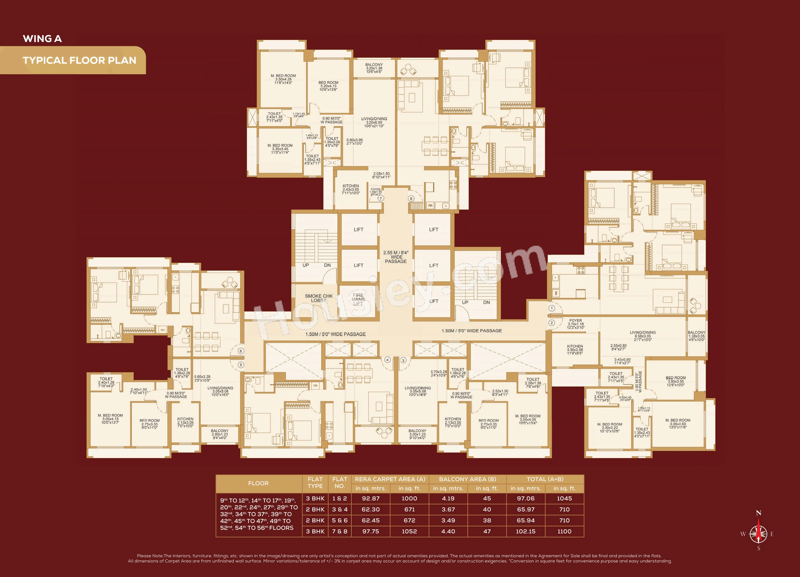 Dosti 604 Floor plan 6