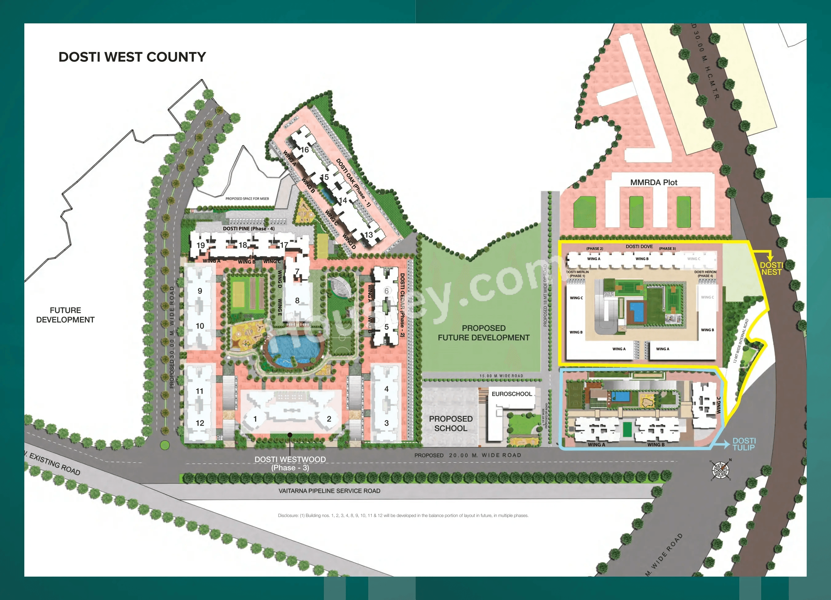 Dosti Nest Floor plan 2
