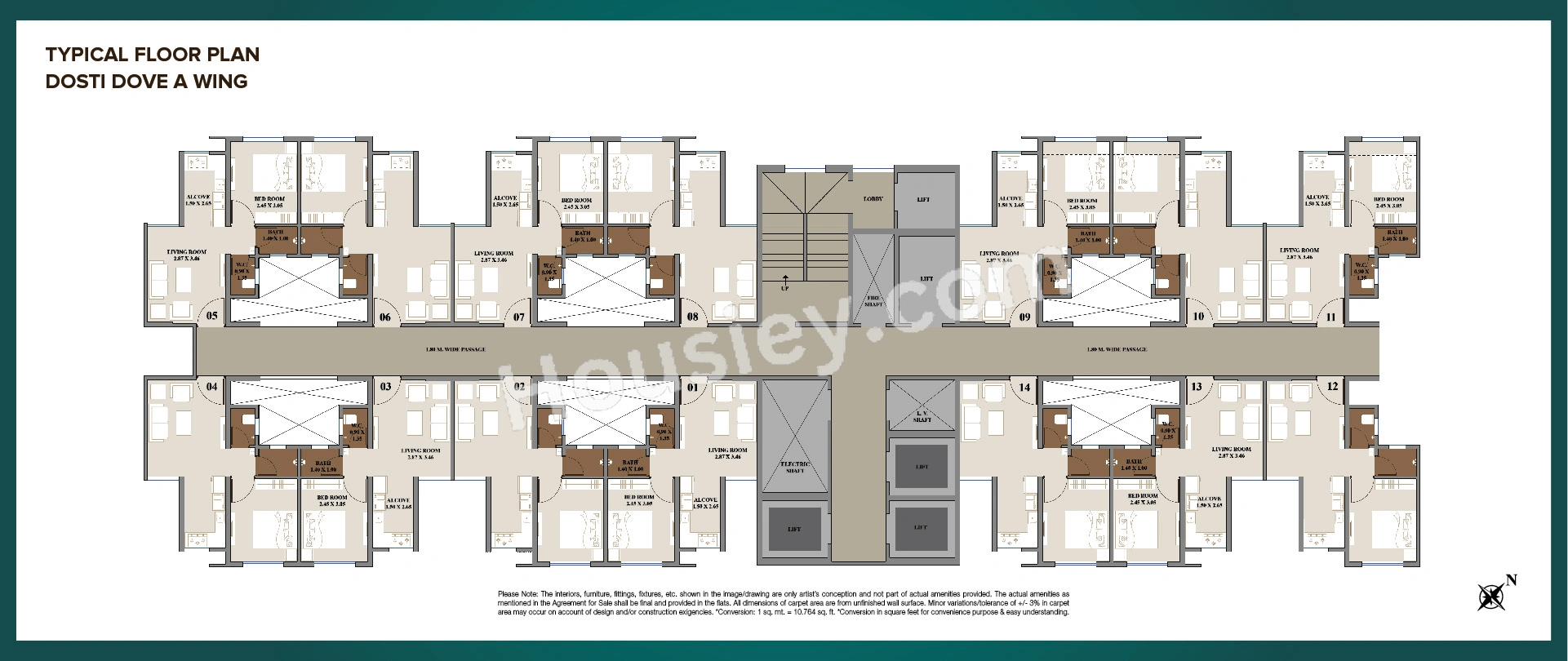 Dosti Nest Floor plan 4