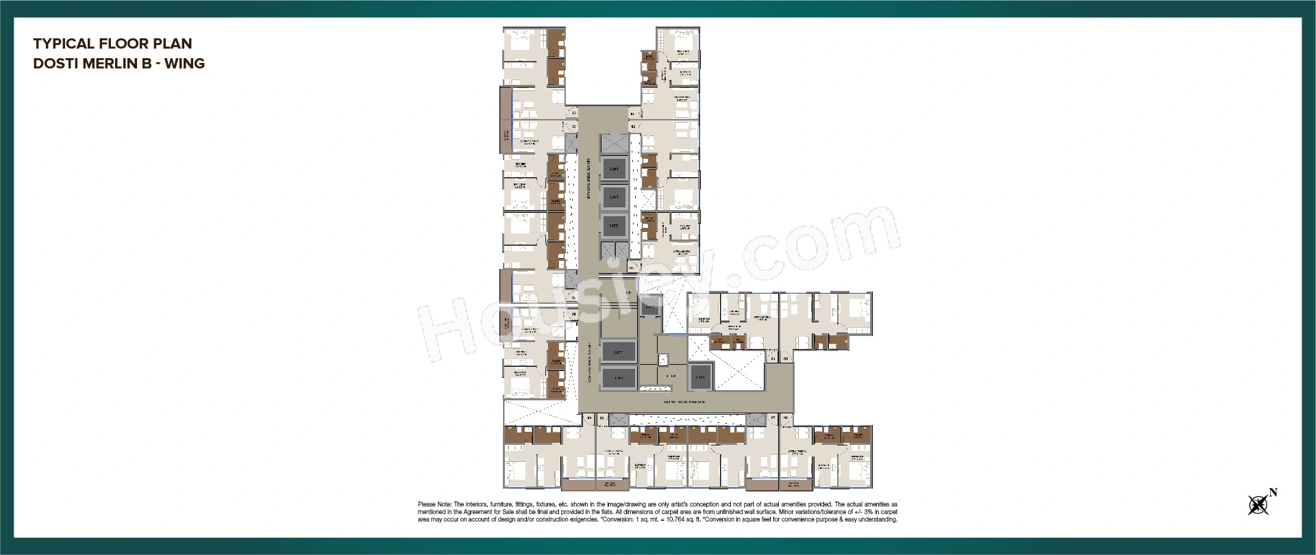 Dosti Nest Floor plan 5