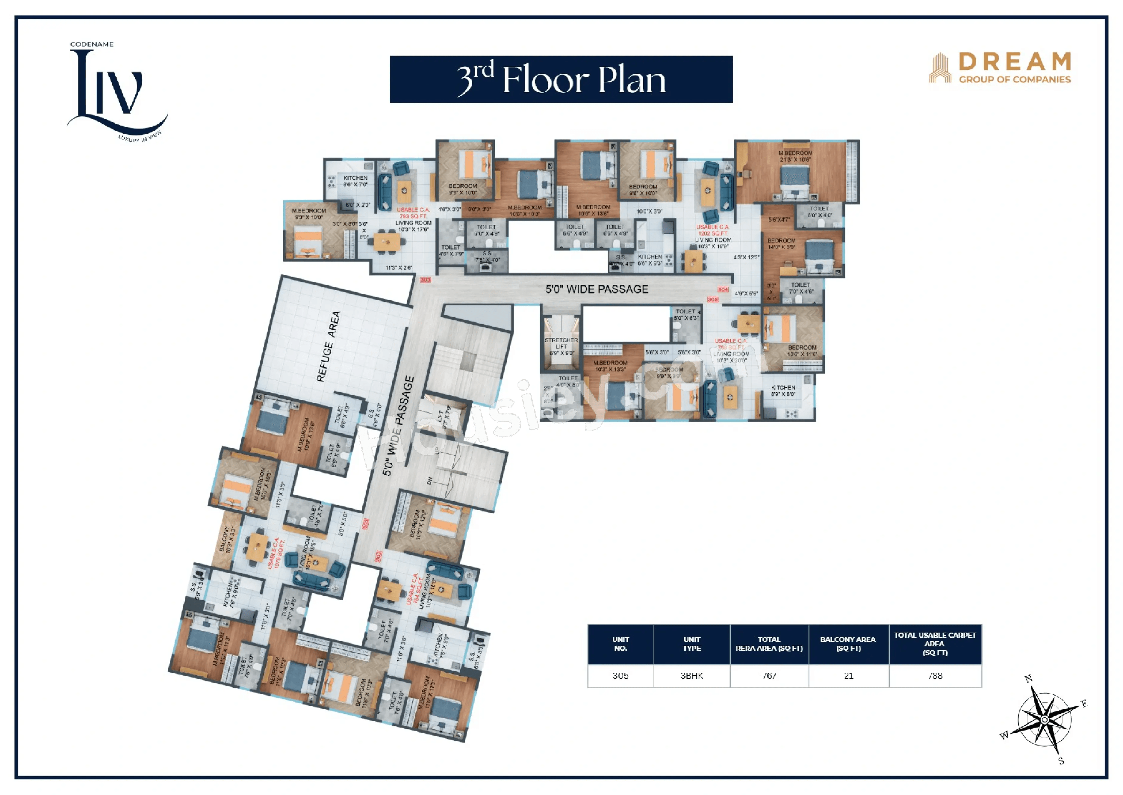 Dream Pragati Floor plan 1