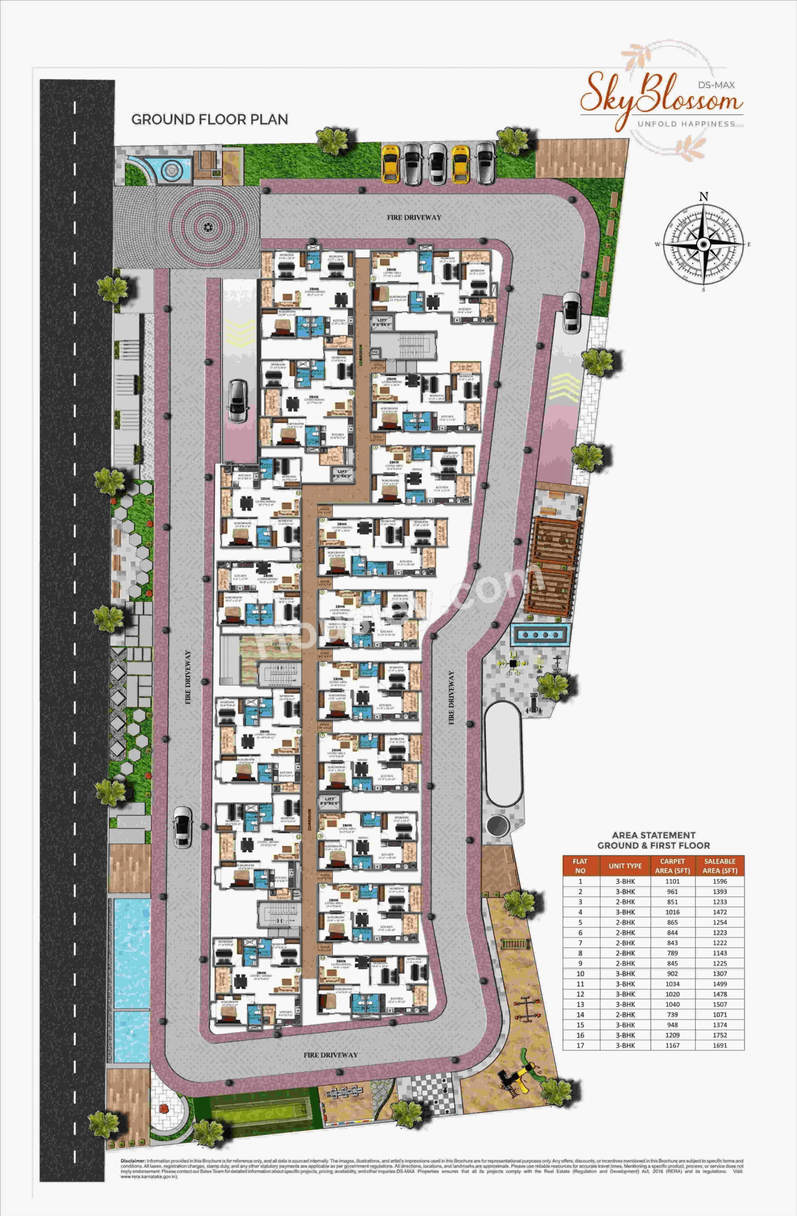 DS MAX Sky Blossom Floor Plan