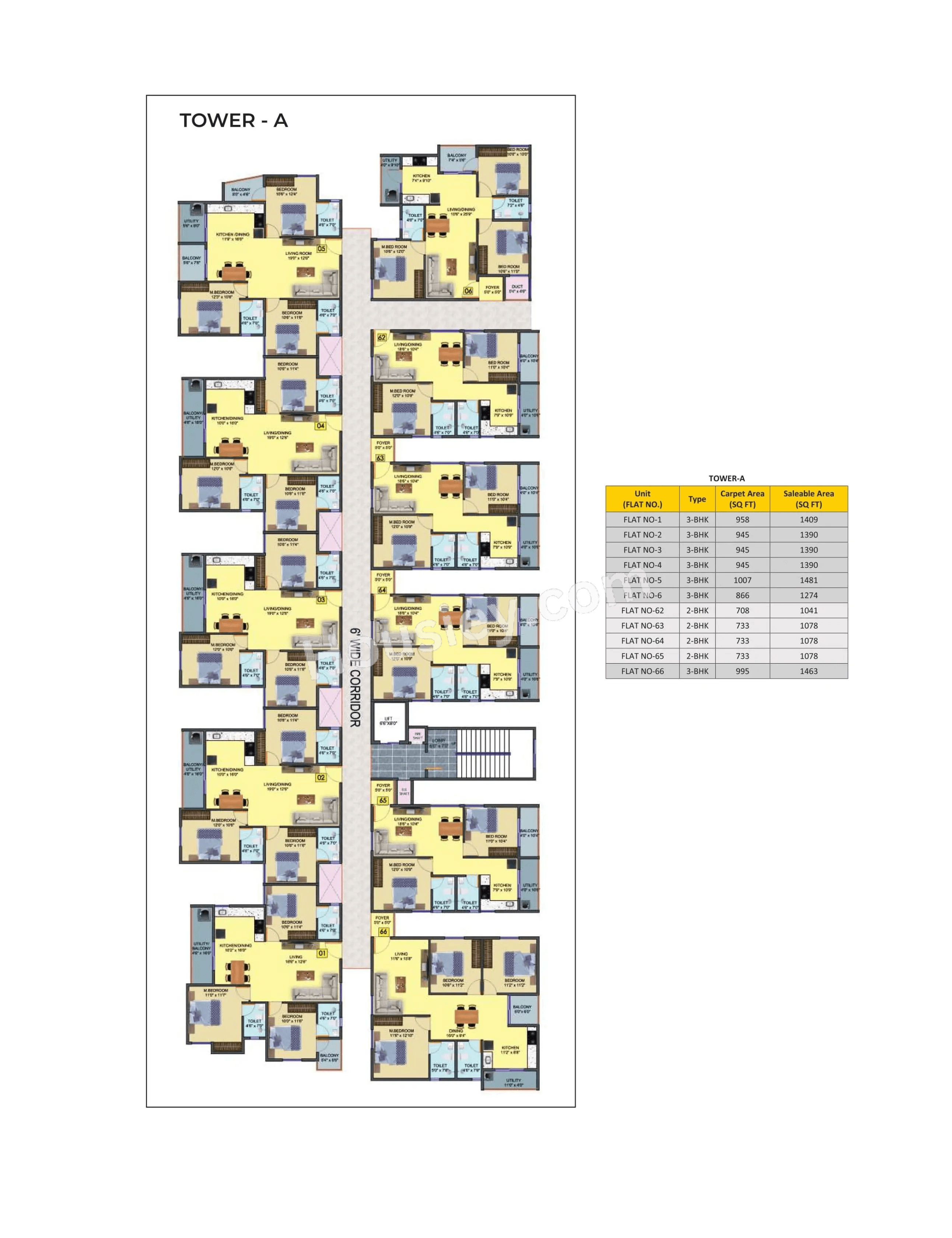 DS MAX Sky Sanman Floor plan 1