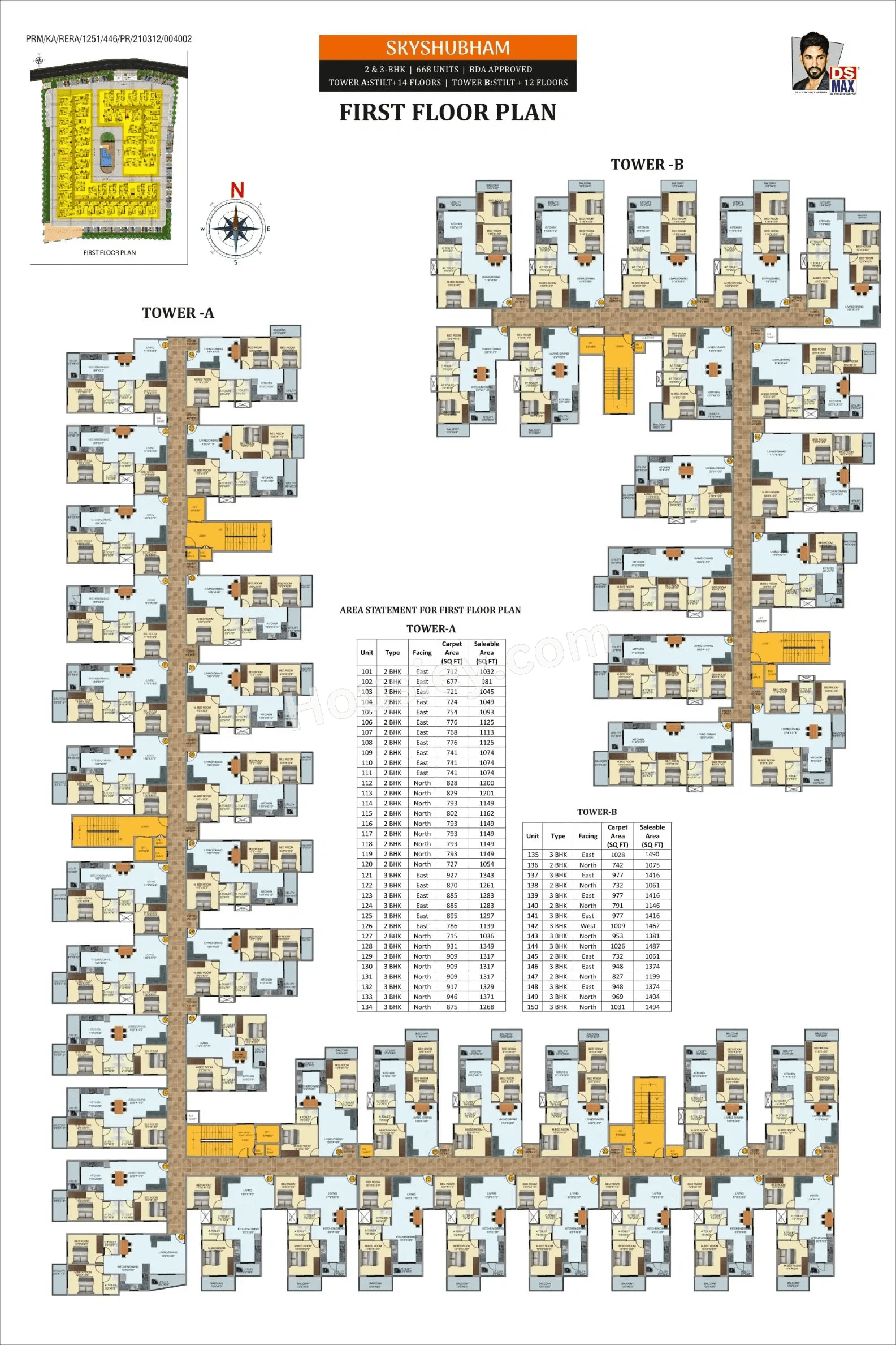 DS MAX Skyshubham Floor plan 1
