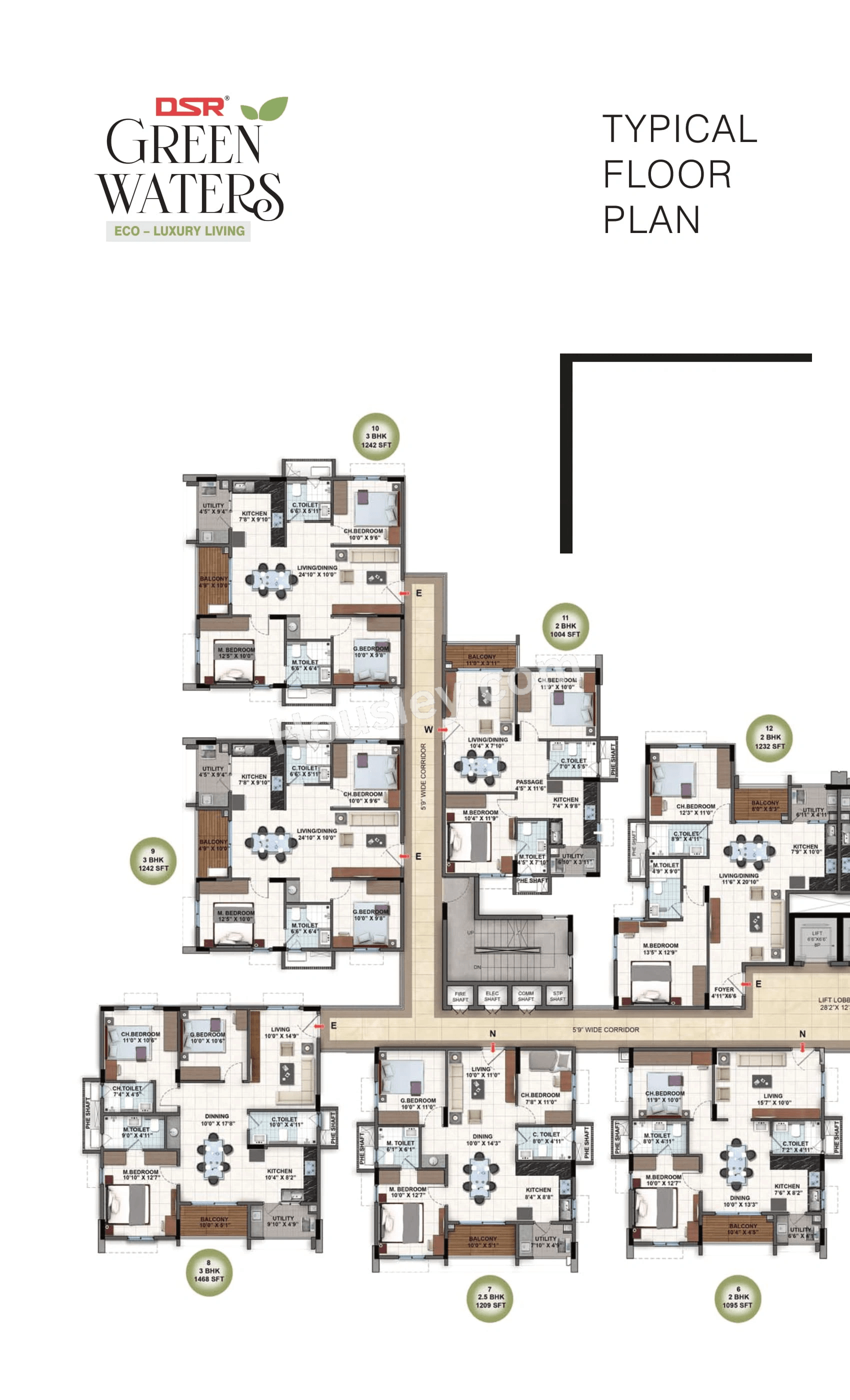 DSR Green Waters Floor plan 2