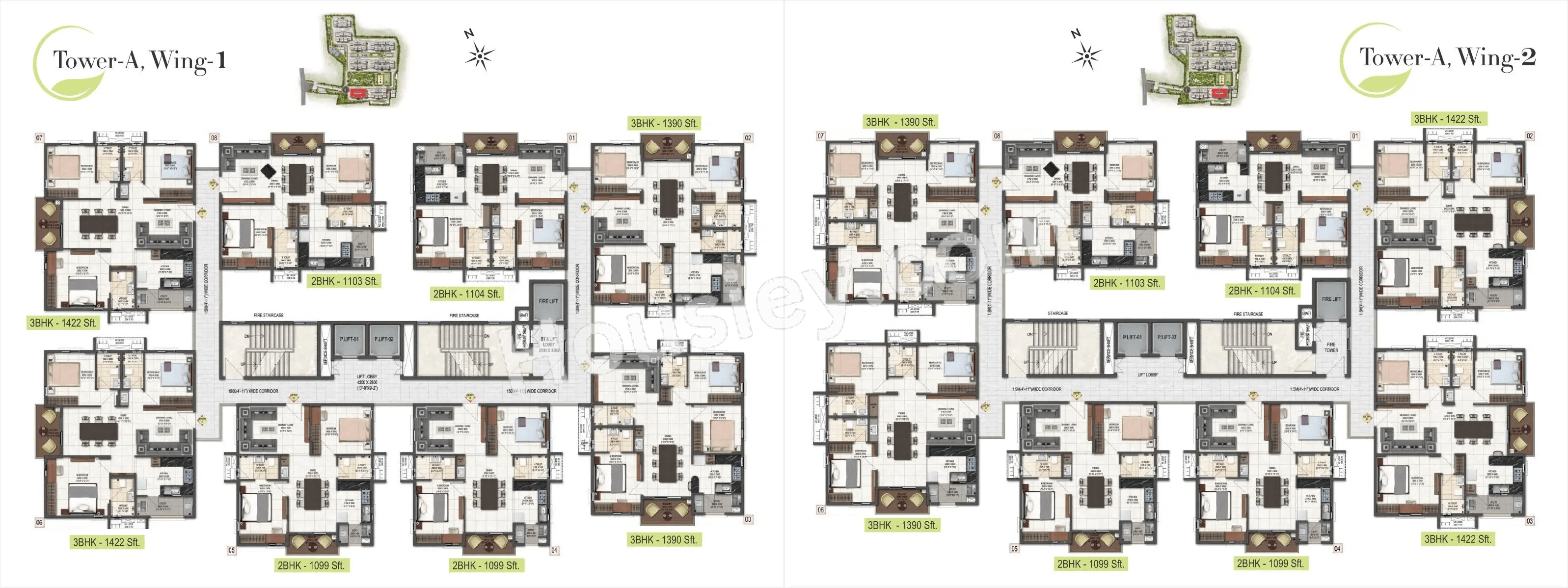 DSR Highland Greenz Floor plan 1
