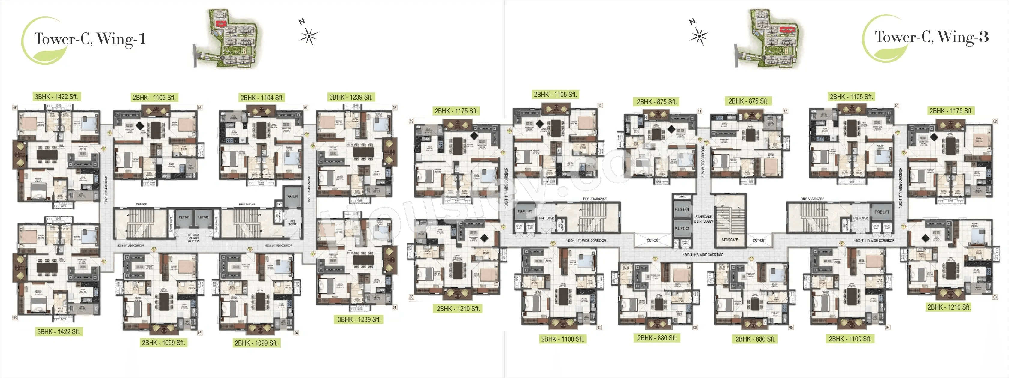 DSR Highland Greenz Floor plan 3