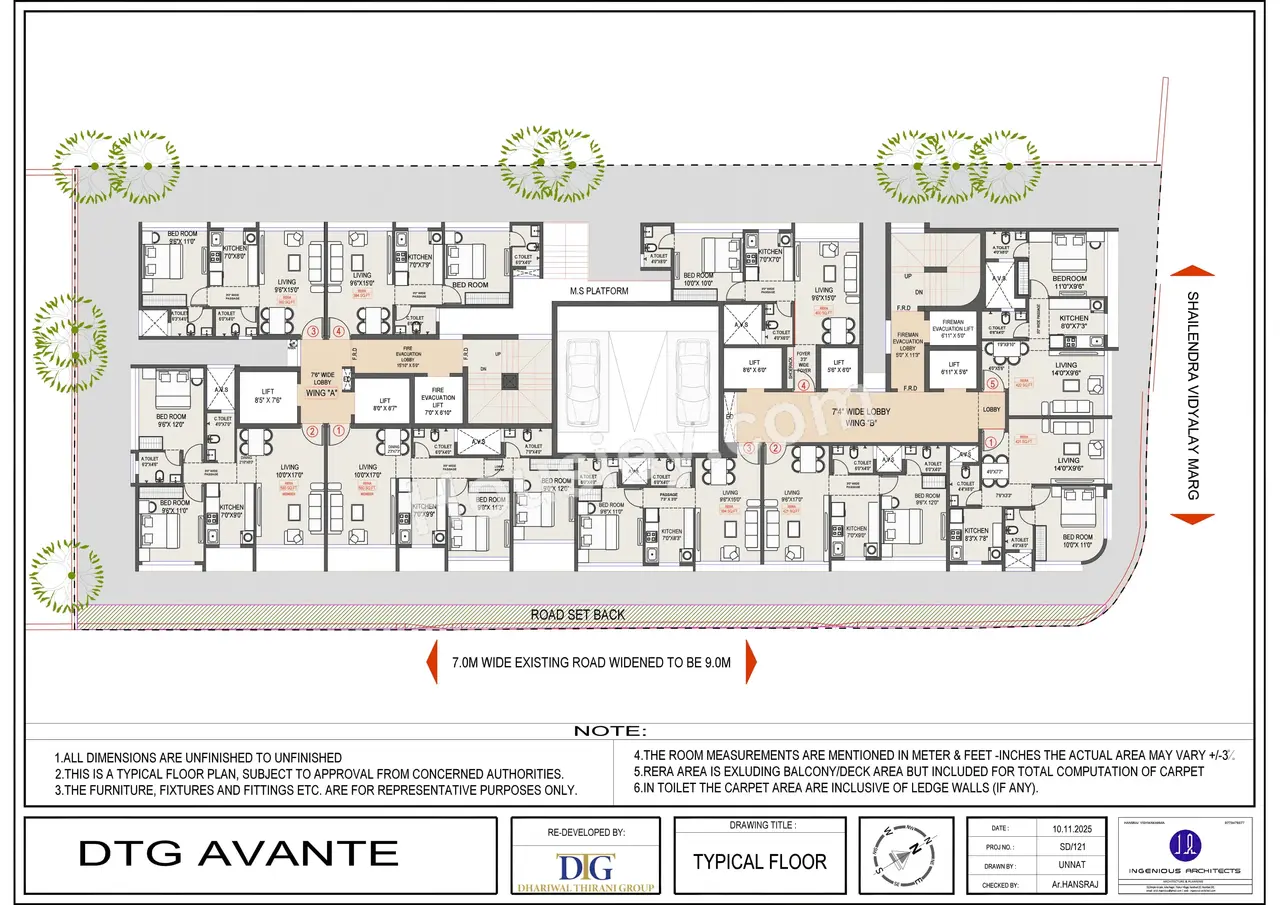 DTG Avante Floor Plan
