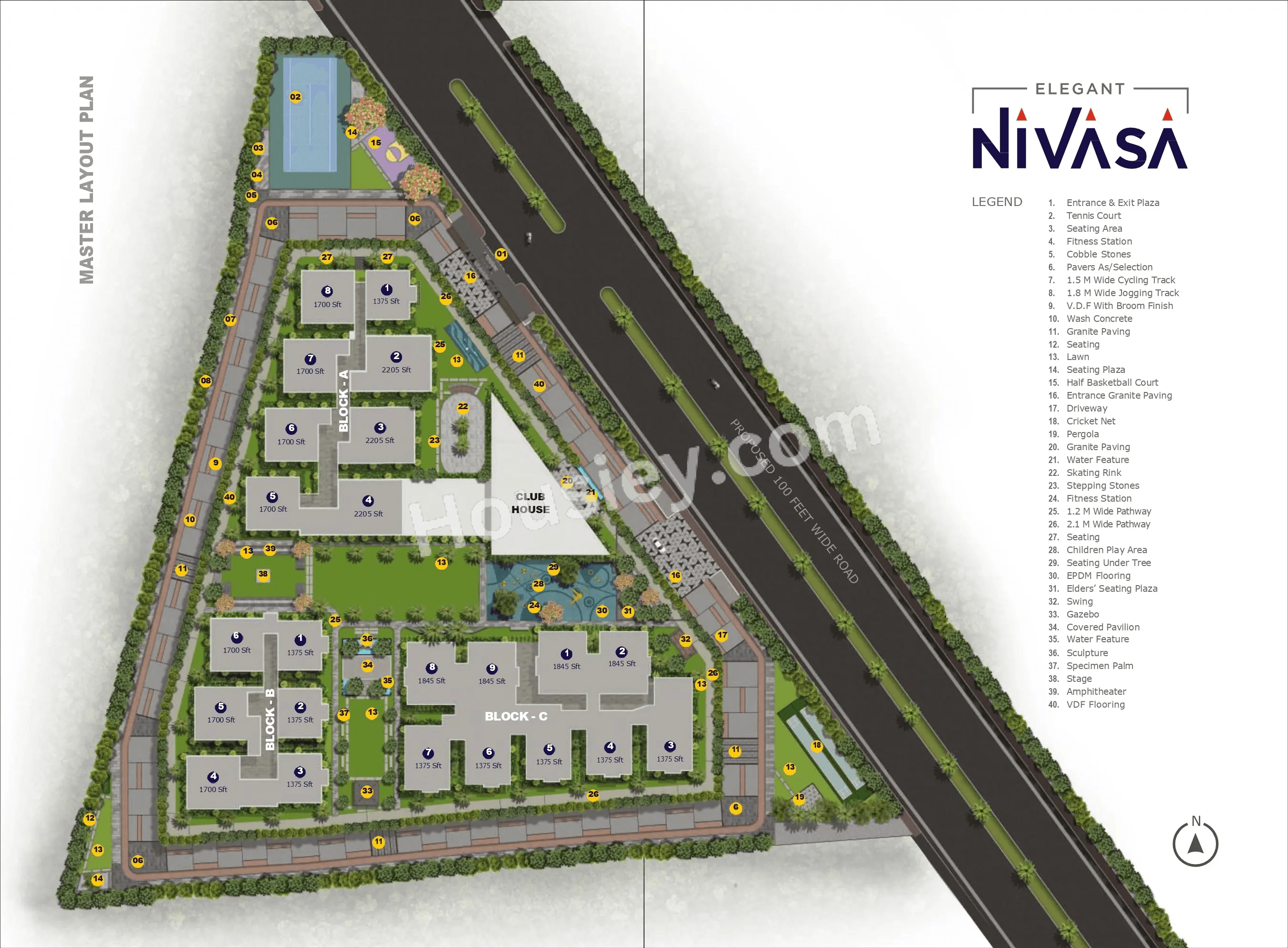 E-Infra Elegant Nivasa Master Plan