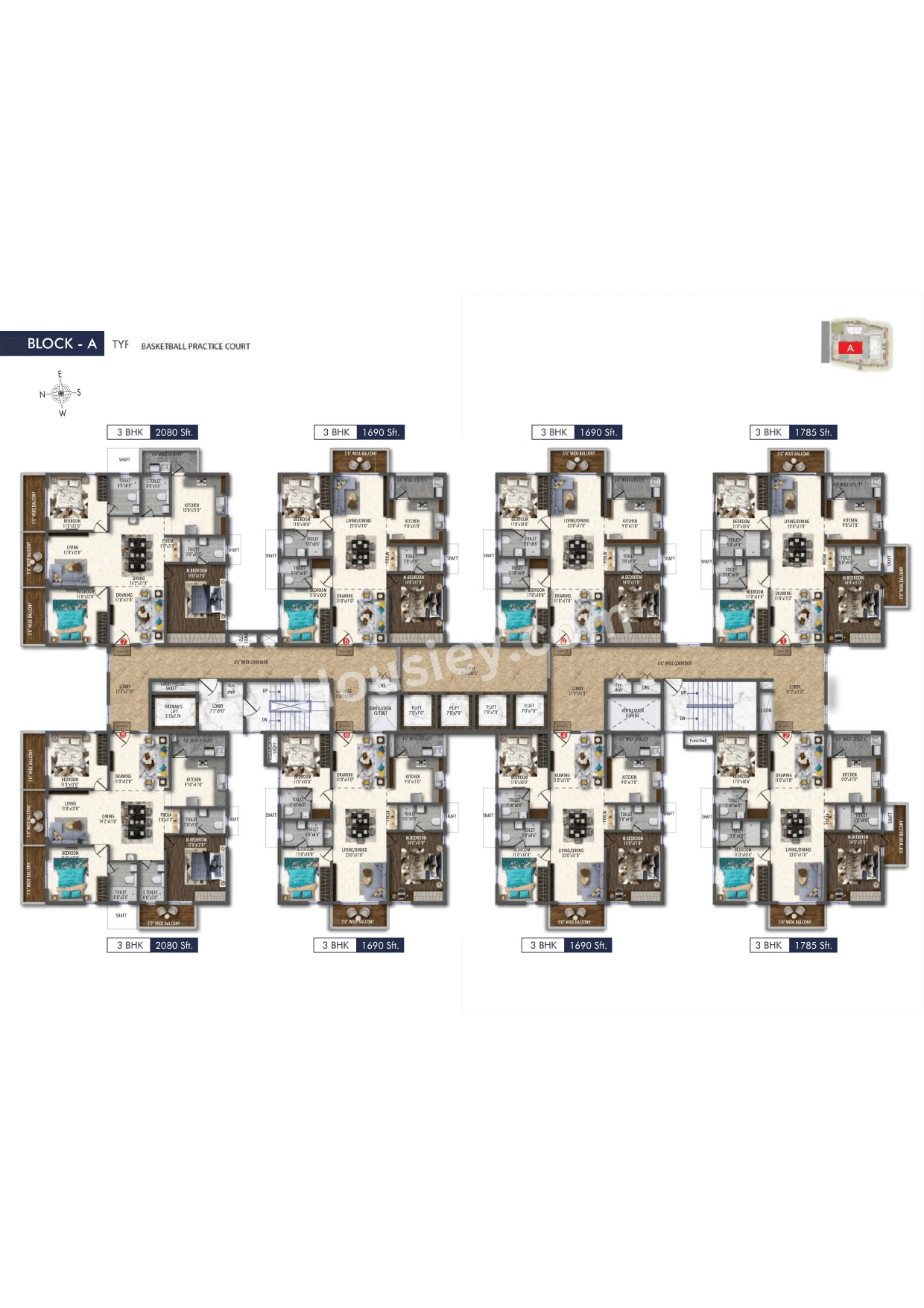 E-Infra Elegant Nivasa Floor plan 1