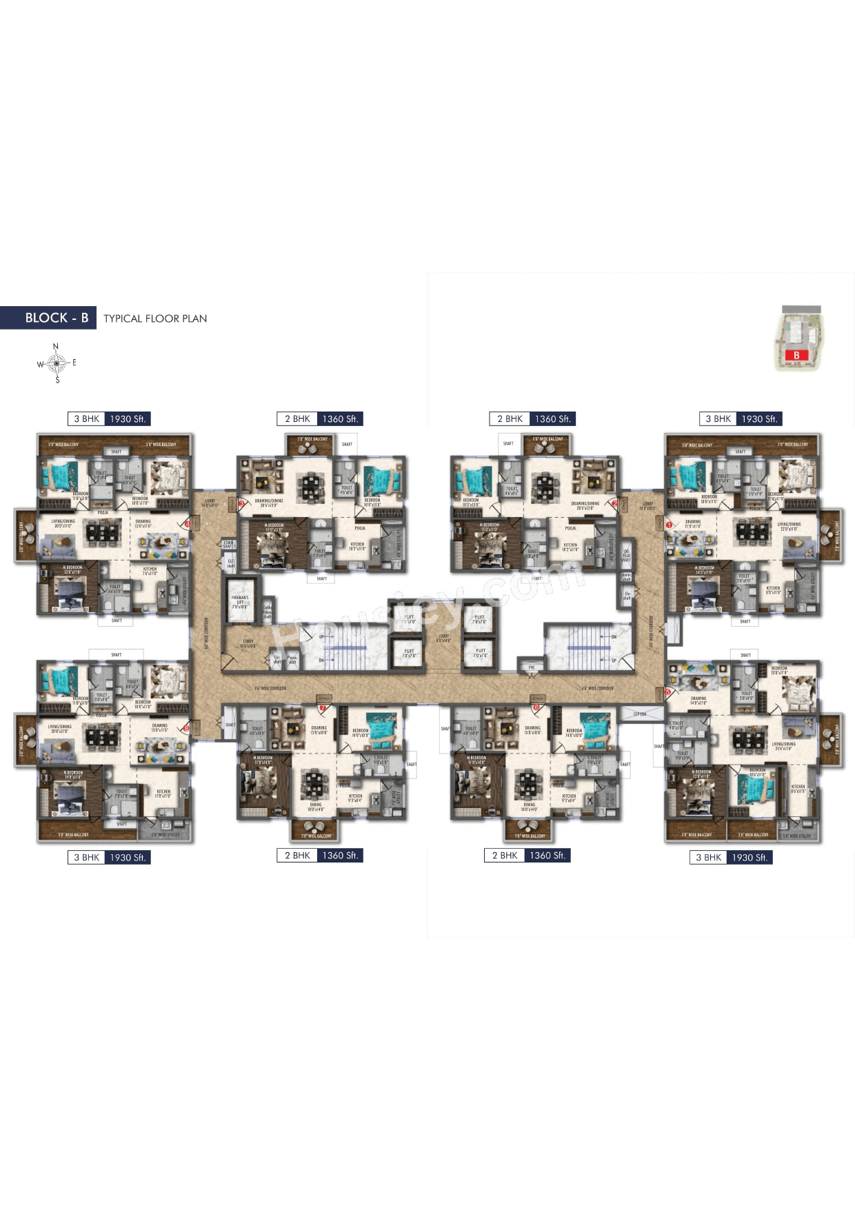 E-Infra Elegant Nivasa Floor plan 3